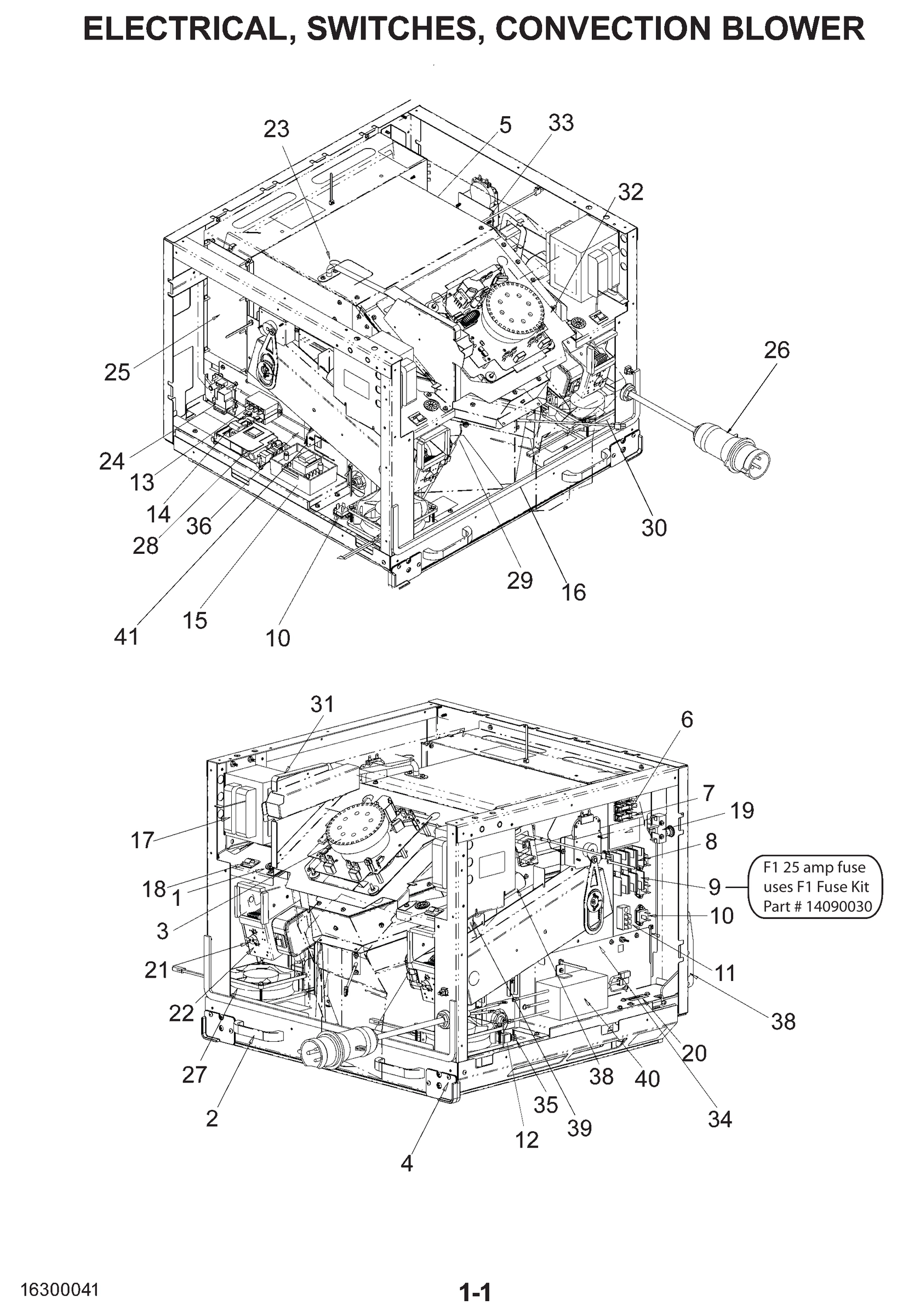 ELECTRICAL / SWITCHES / CONVECTION BLOWER