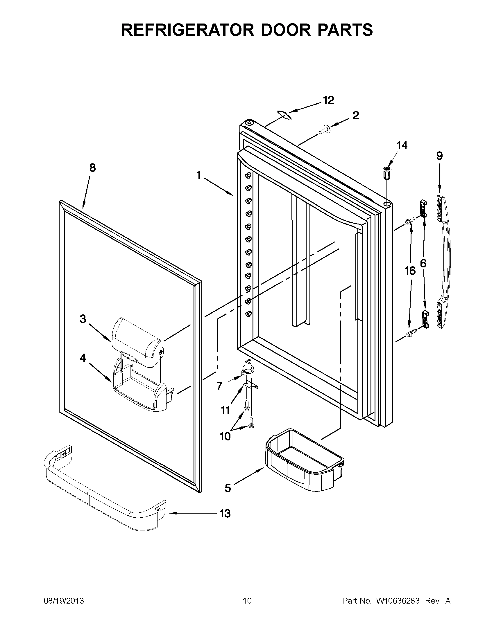 06 - REFRIGERATOR DOOR PARTS