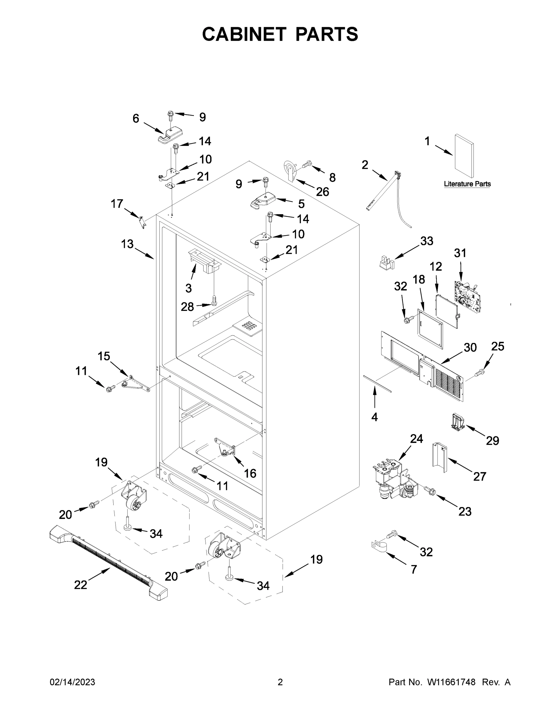 02 - CABINET PARTS