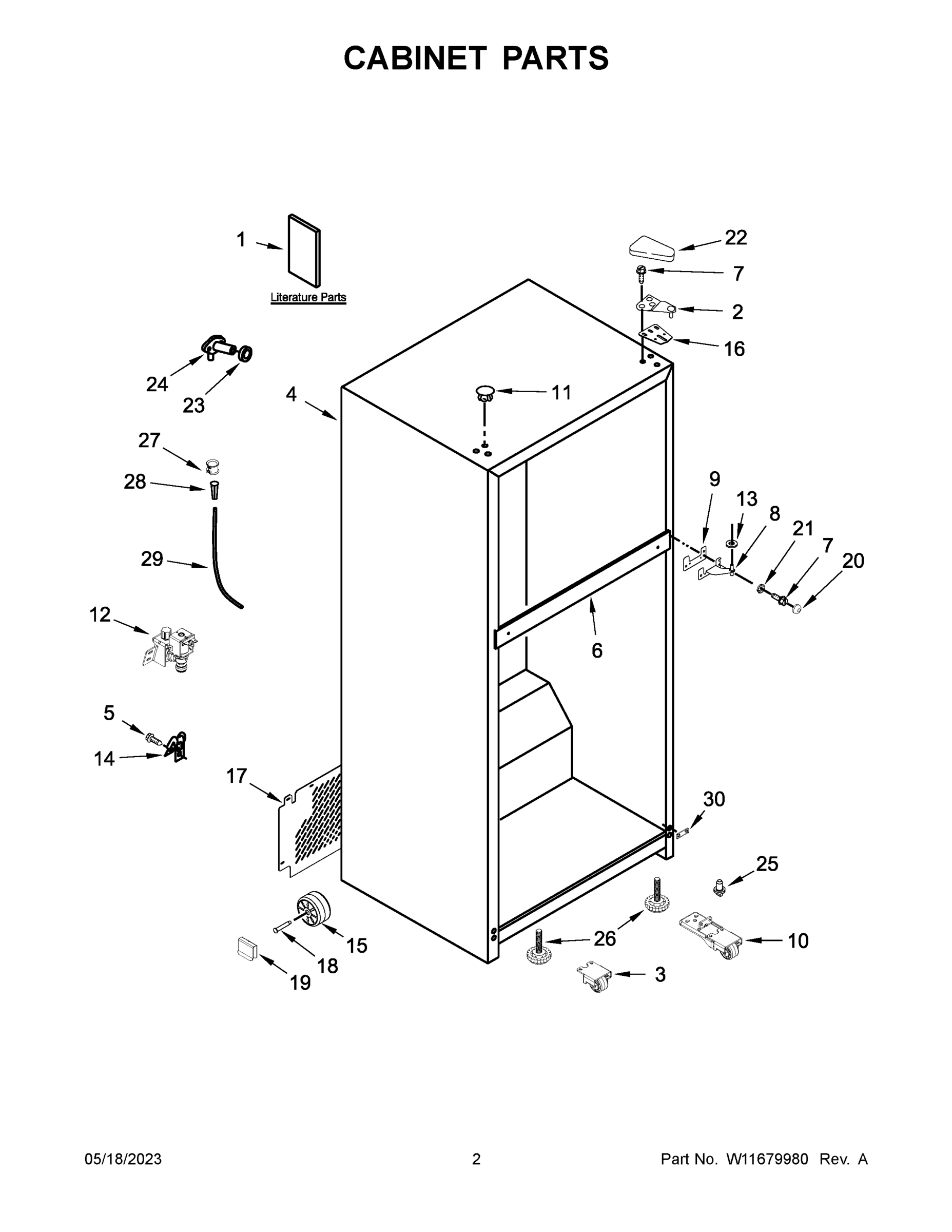 02 - CABINET PARTS