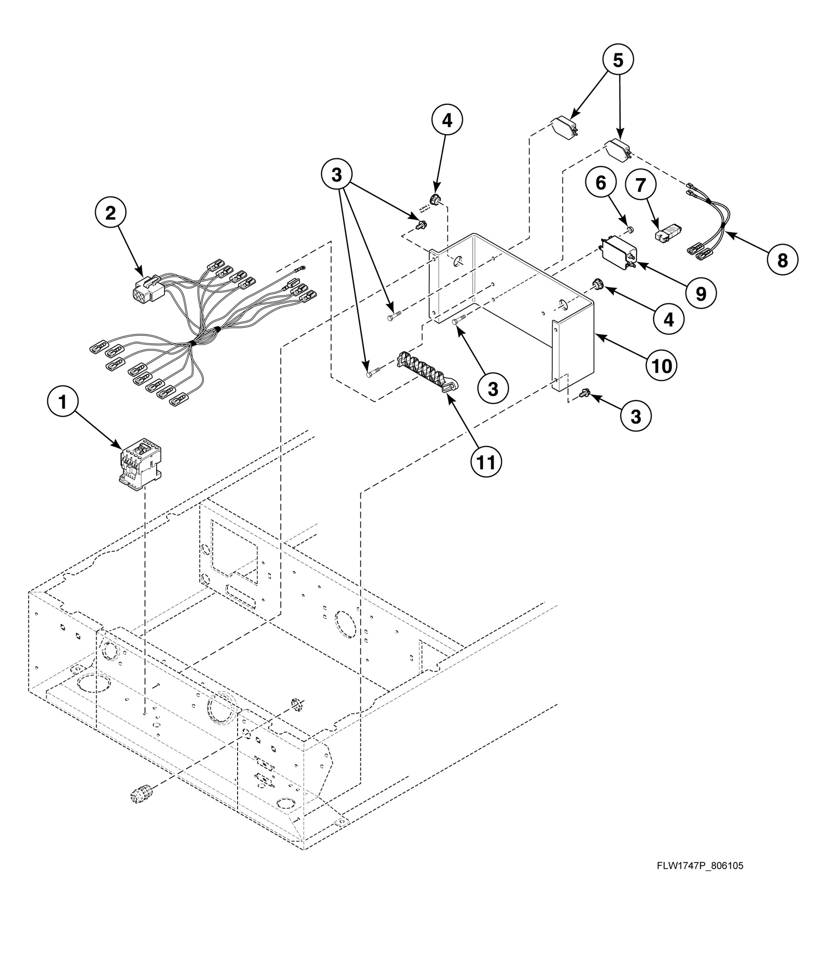 Electrical Access Panel, Filters and Terminal Block