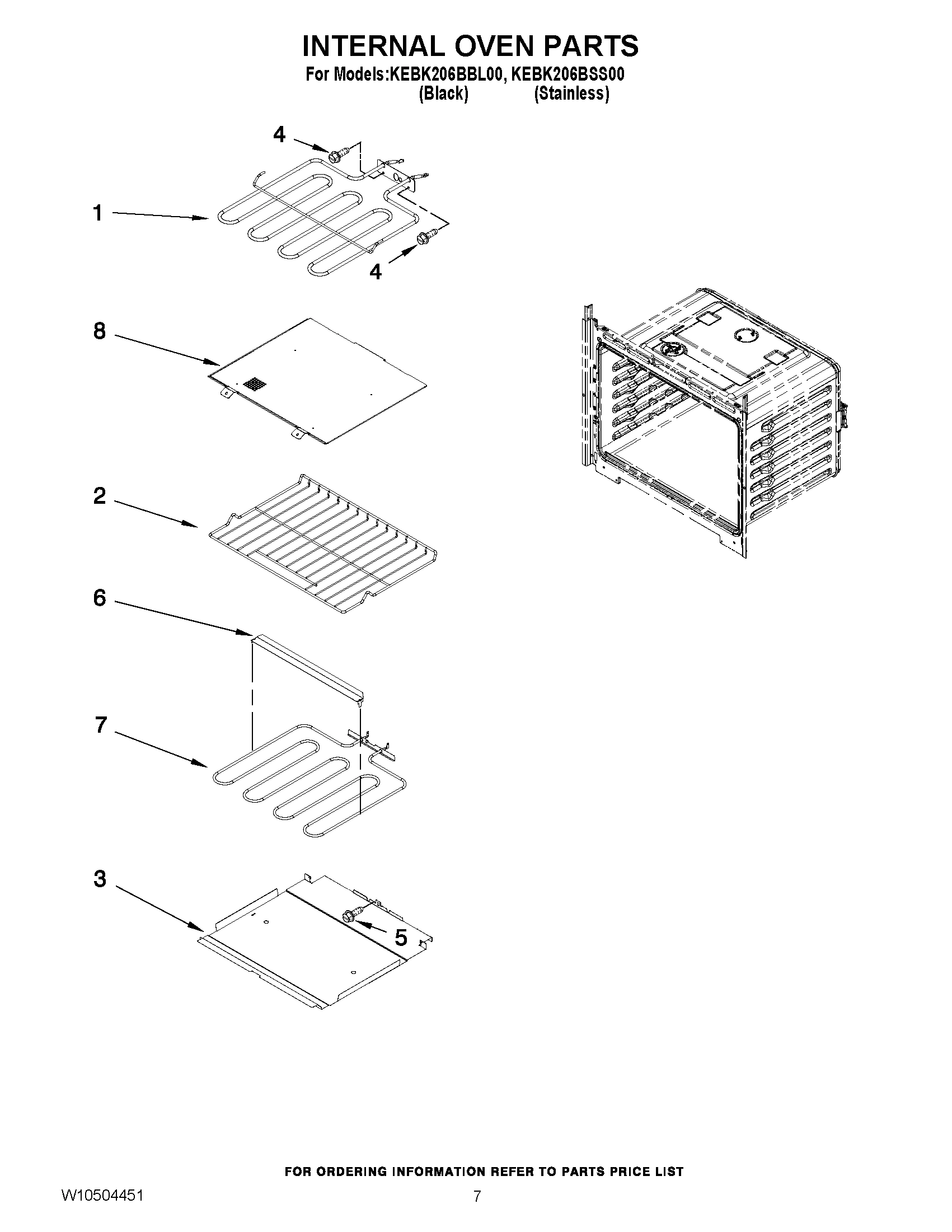 05 - INTERNAL OVEN PARTS
