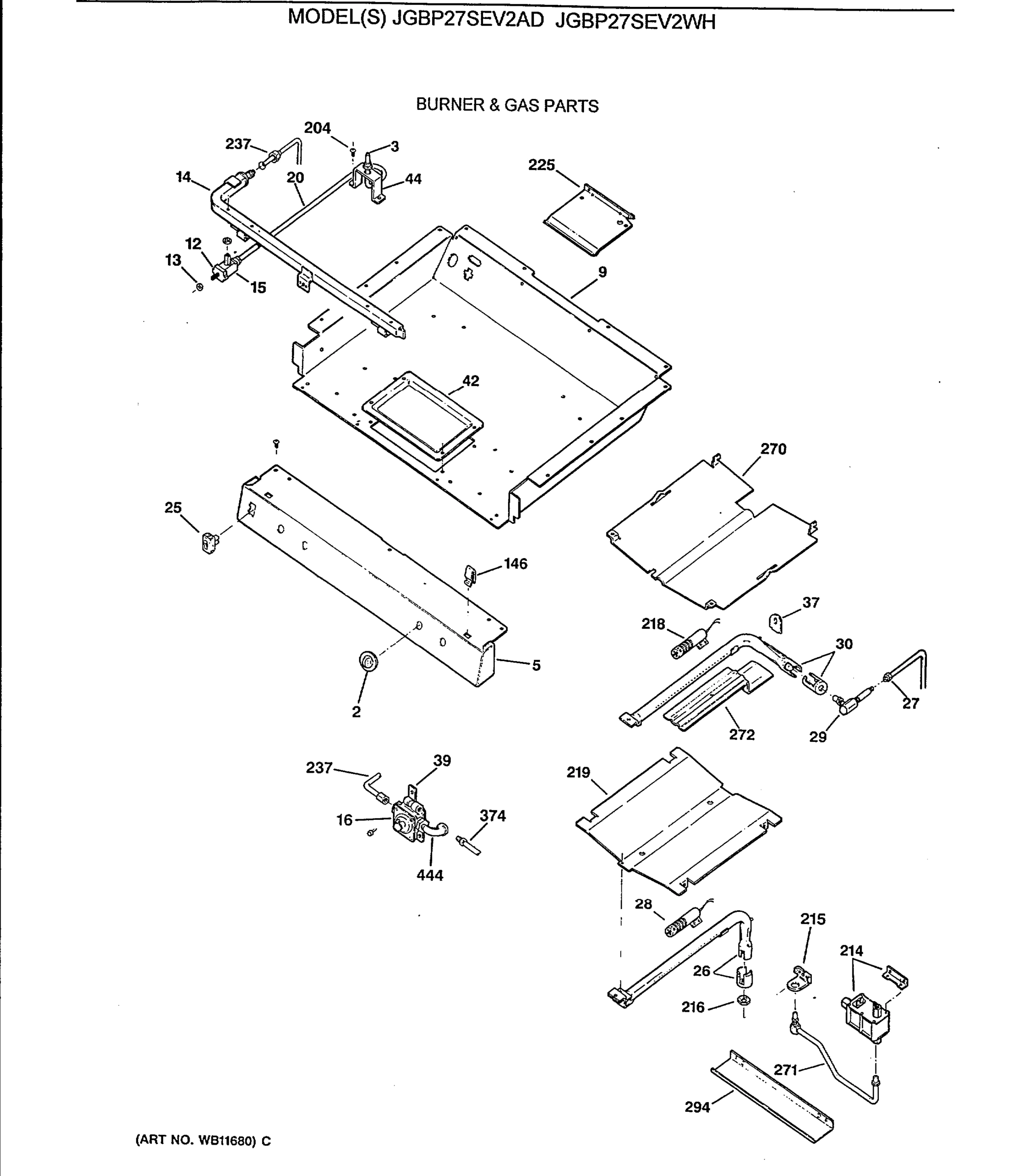 BURNER & GAS PARTS