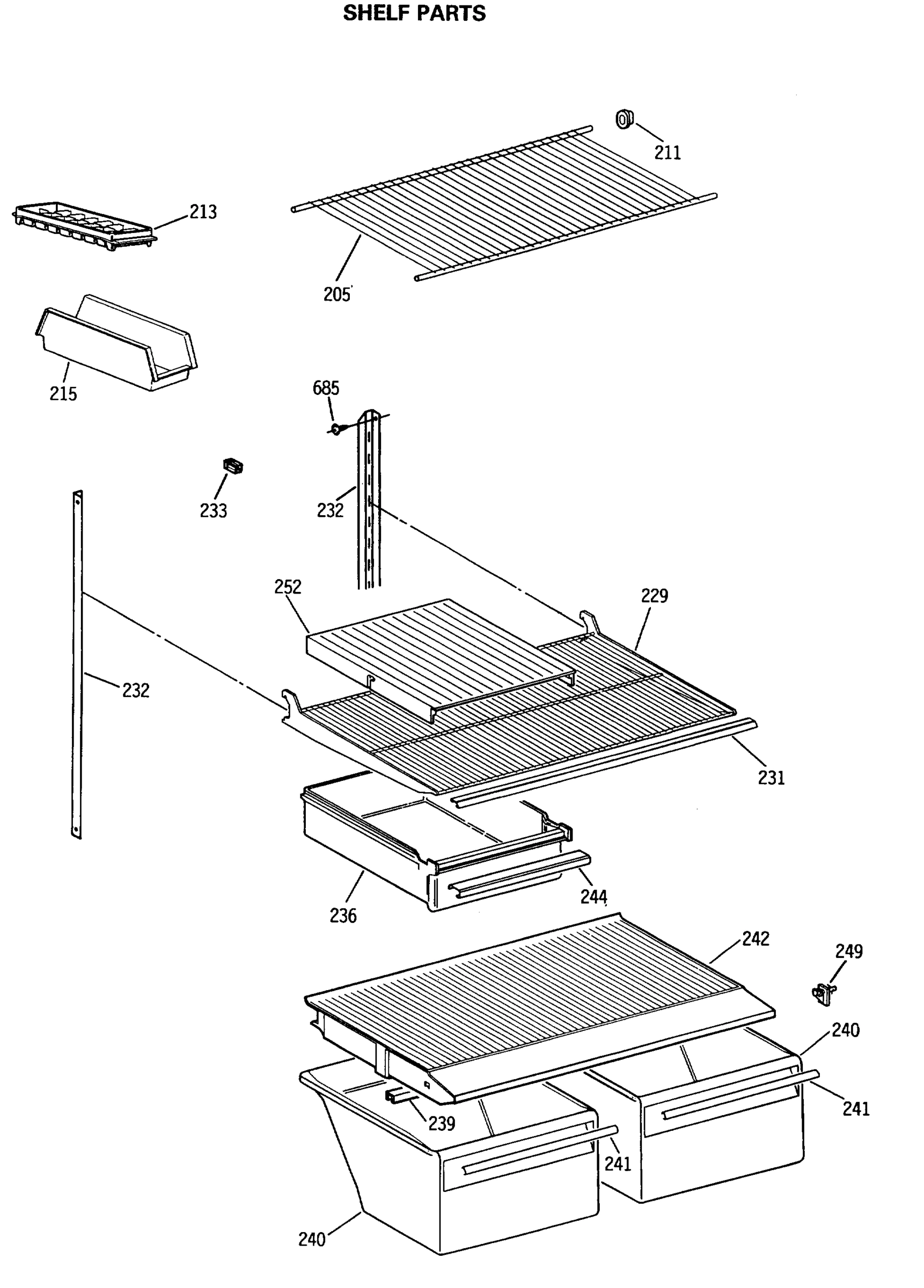 SHELF PARTS
