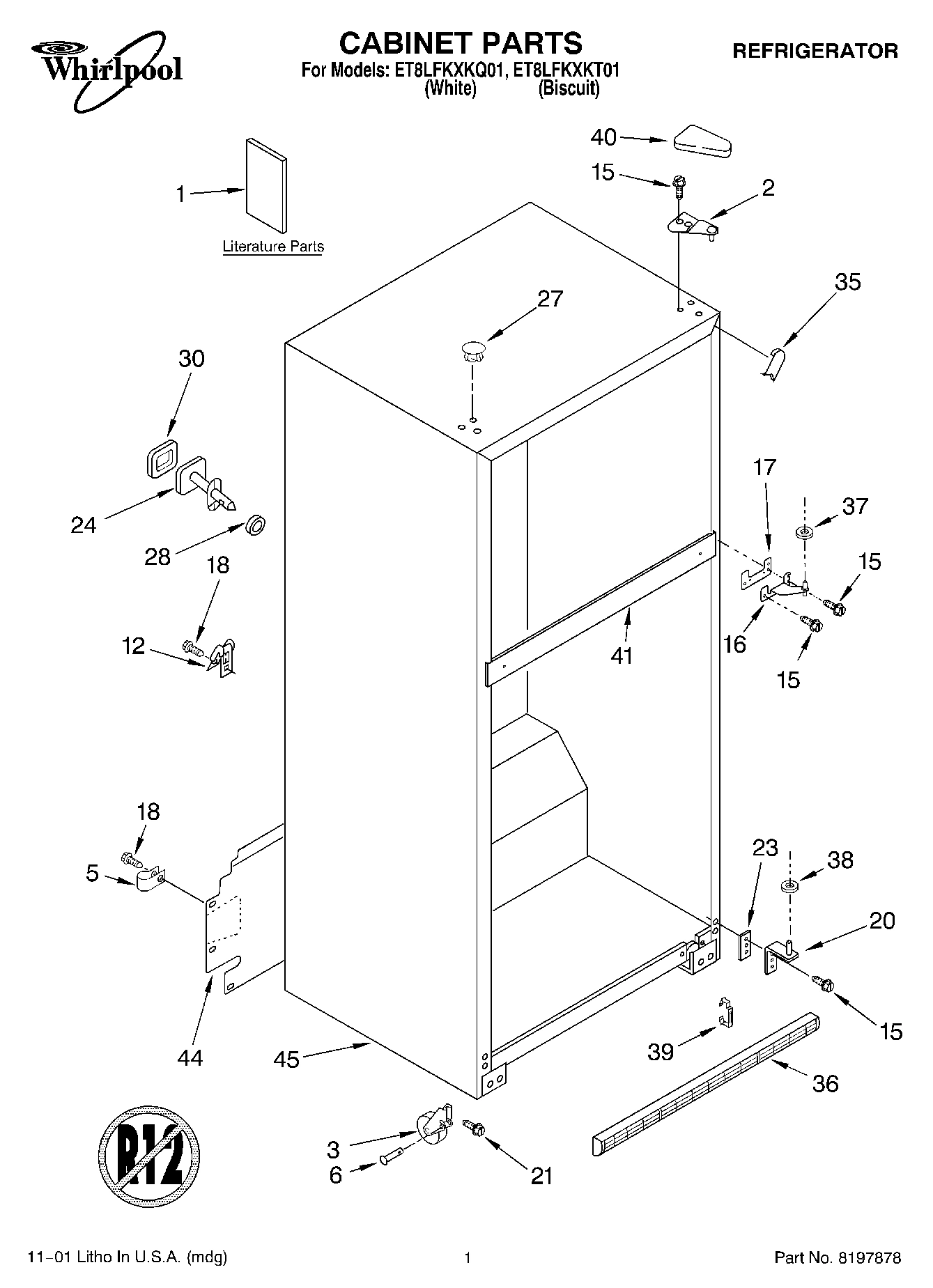 01 - CABINET, LITERATURE