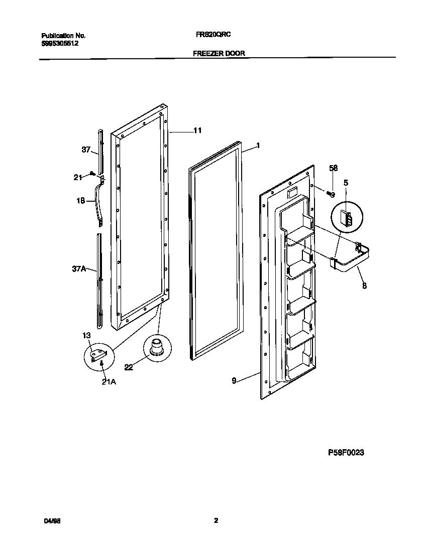 02 - FREEZER DOOR