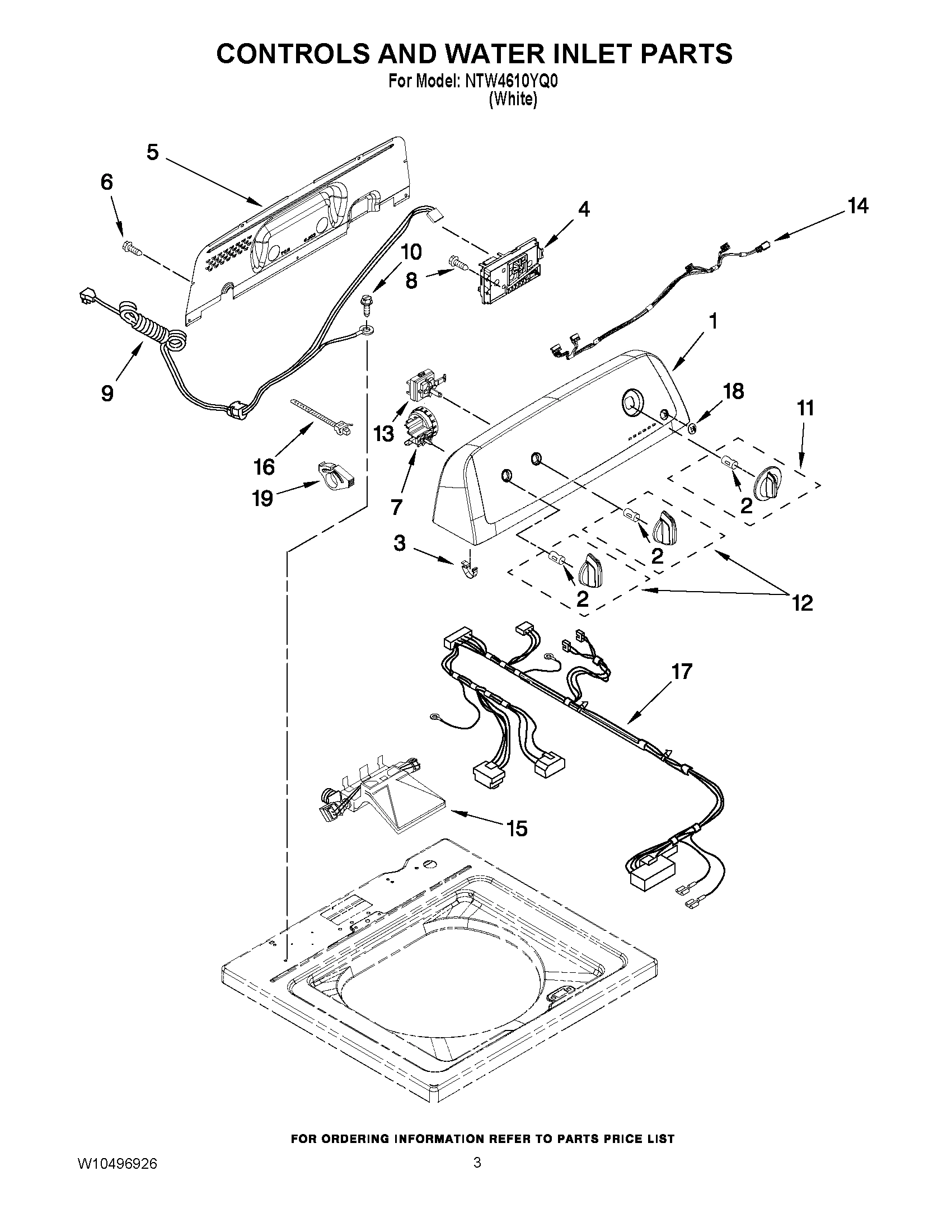02 - CONTROLS AND WATER INLET PARTS