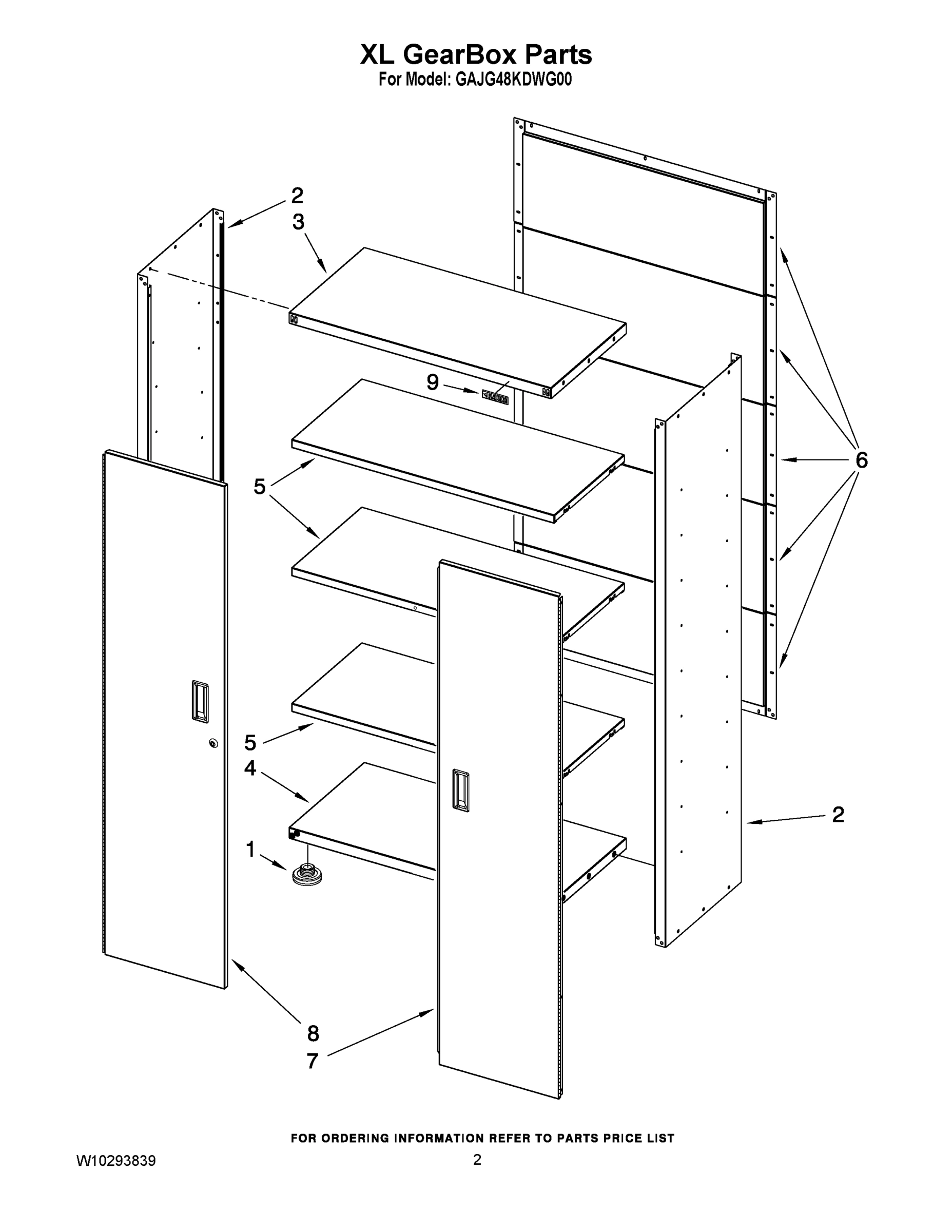01 - XL GEARBOX PARTS