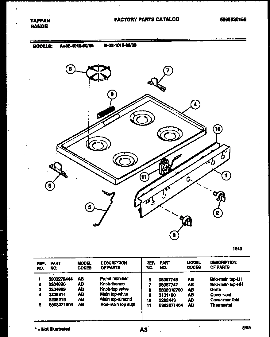 03 - COOKTOP PARTS