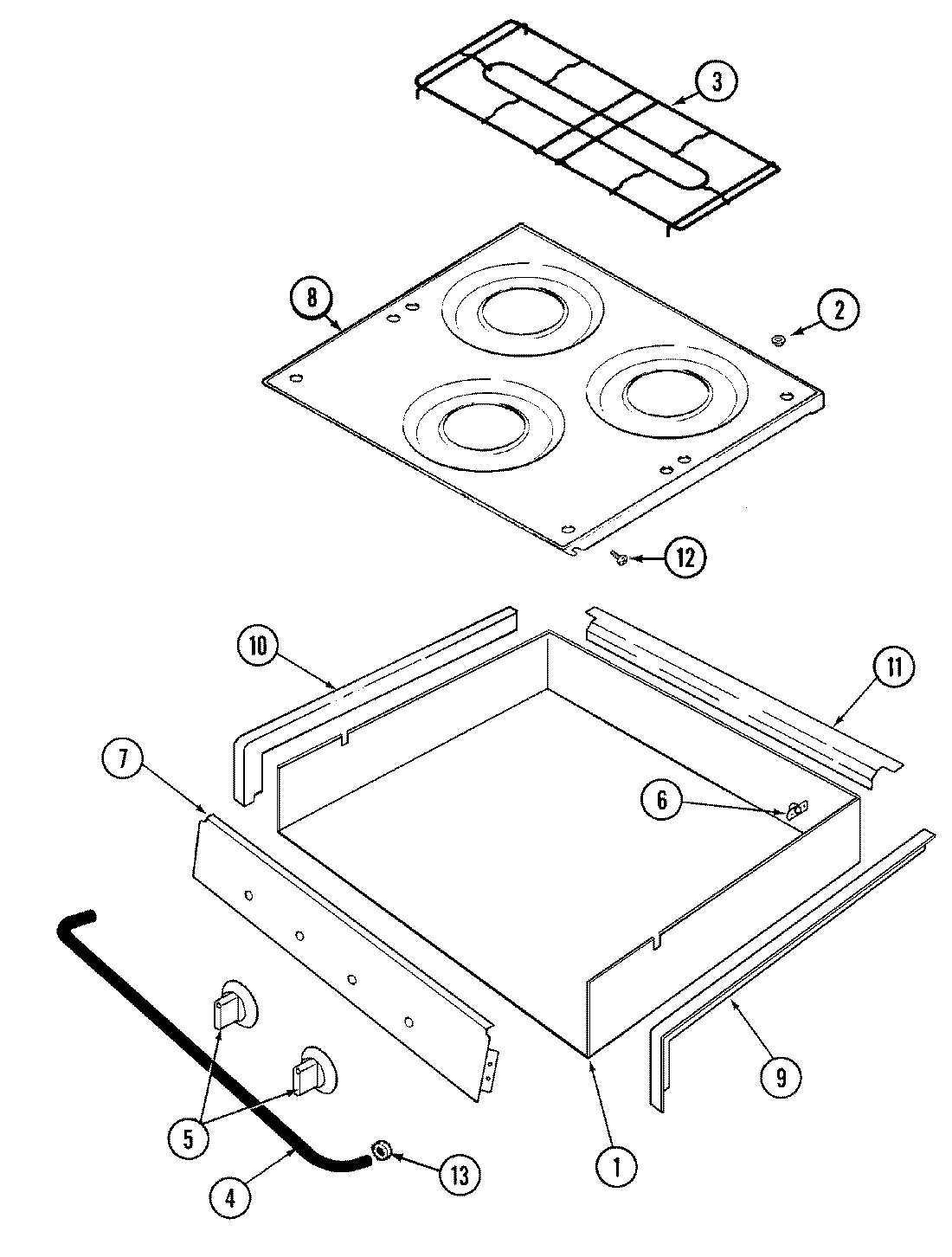 02 - MAIN TOP & BURNER BOX