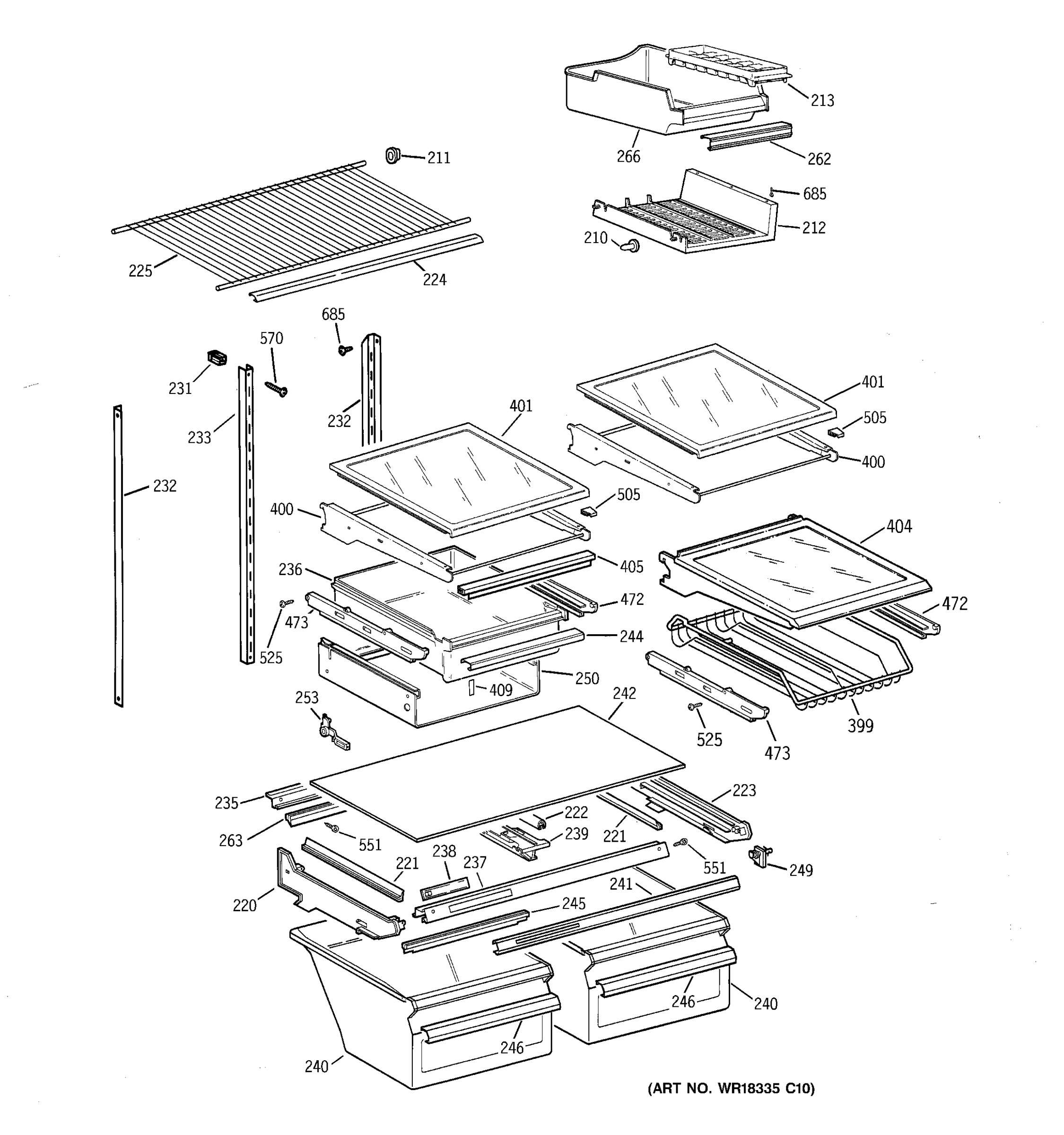 SHELF PARTS
