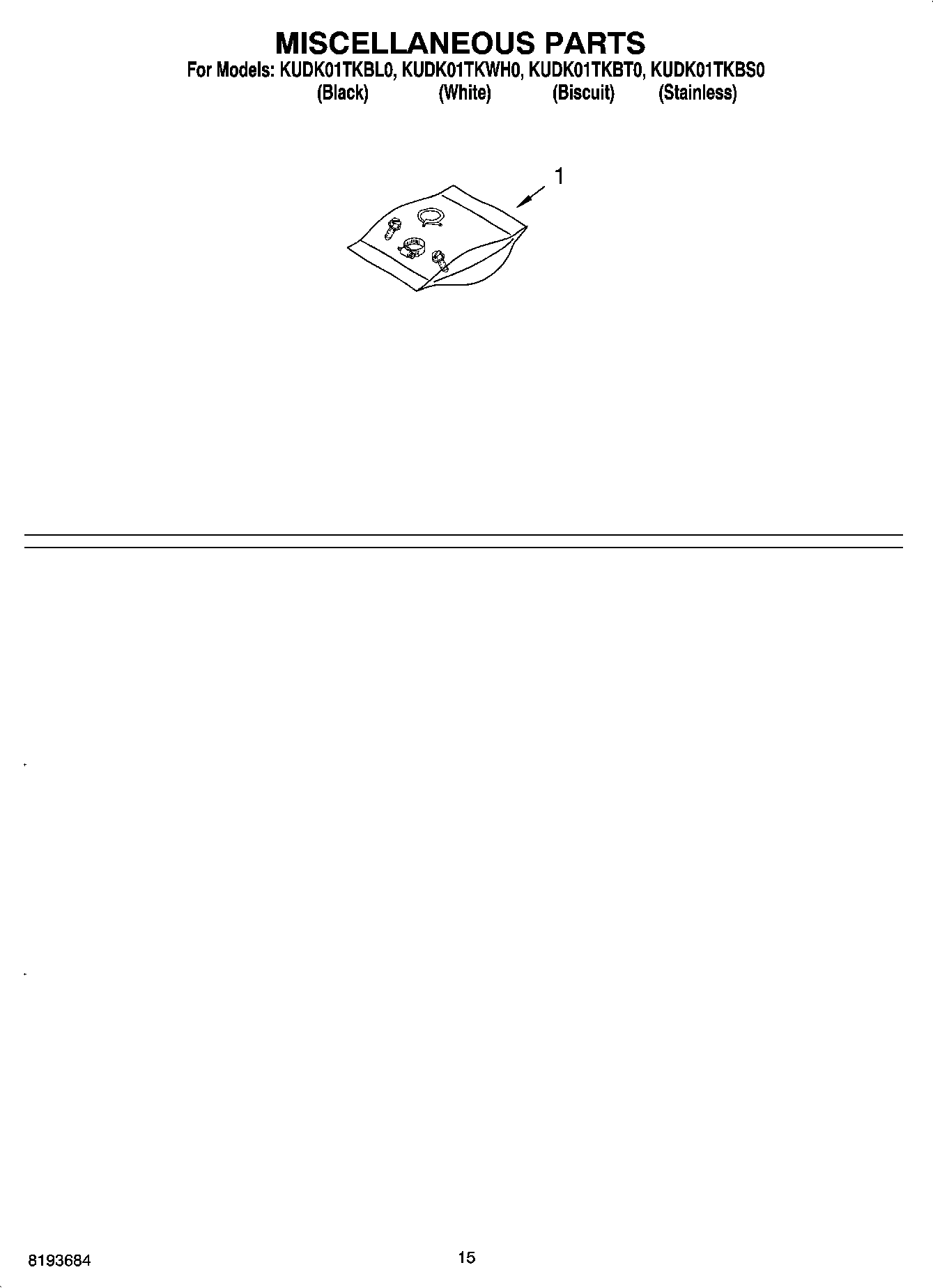 12 - MISCELLANEOUS PARTS OPTIONAL PARTS (NOT INCLUDED)