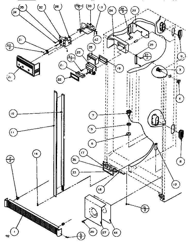 02 - CONTROLS & CABINET (REF/FRZ)