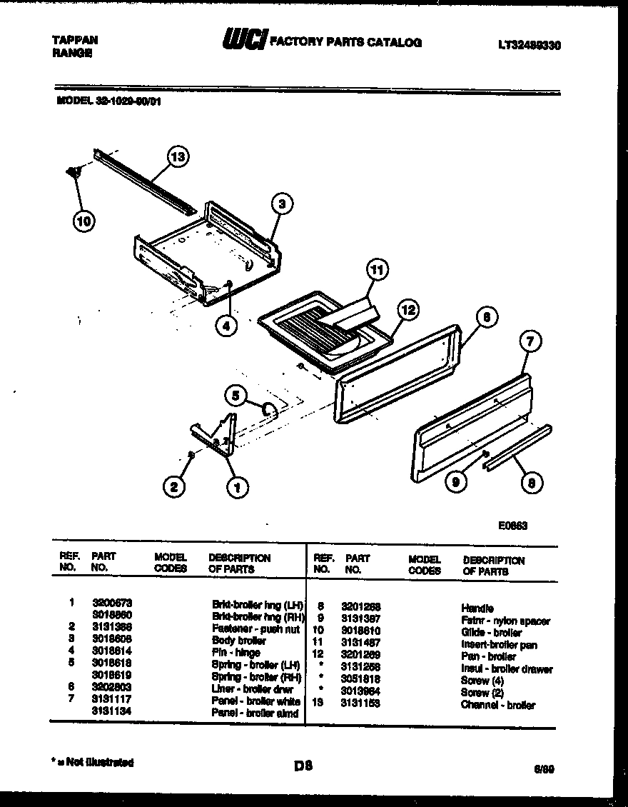 04 - BROILER DRAWER PARTS
