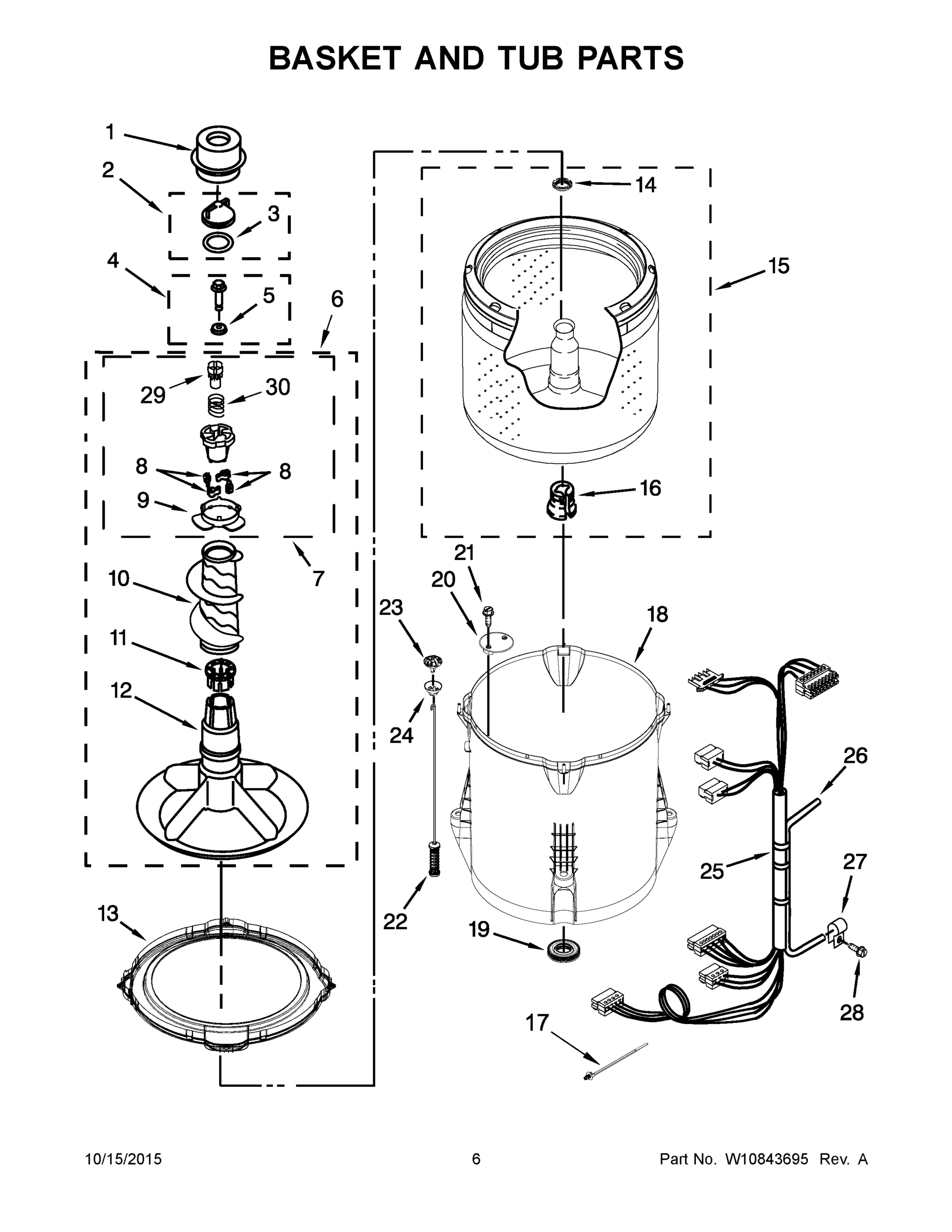 04 - BASKET AND TUB PARTS