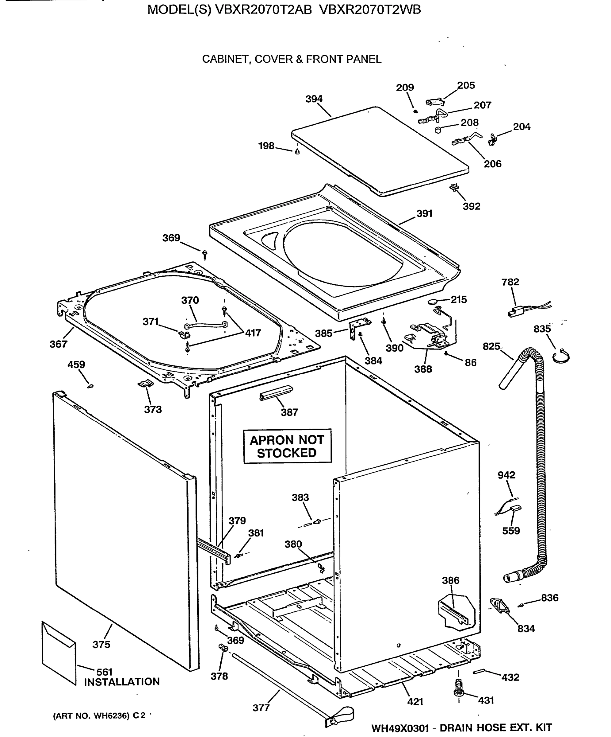 CABINET, COVER & FRONT PANEL