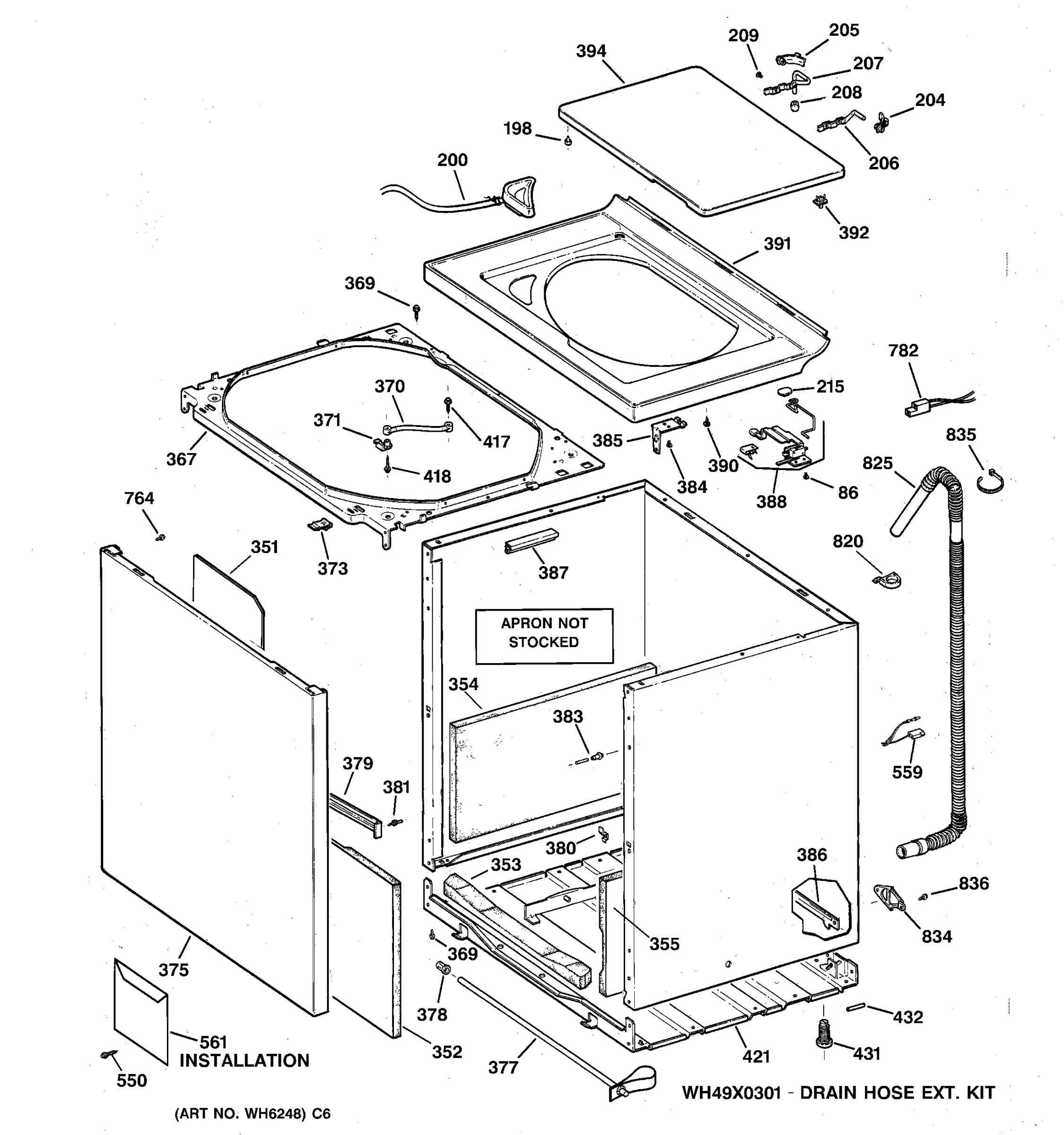 CABINET, COVER & FRONT PANEL