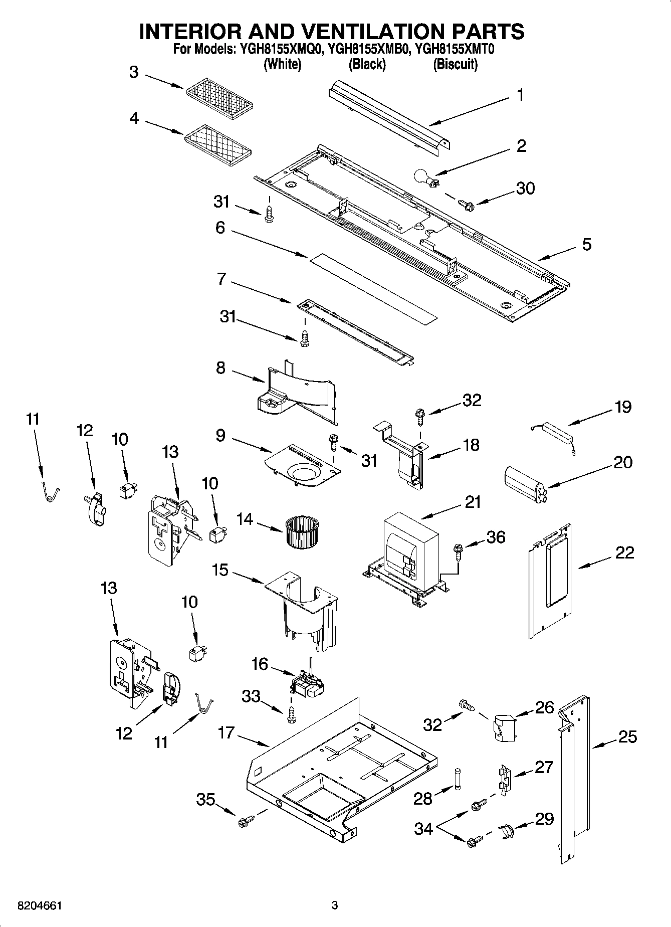 03 - INTERIOR AND VENTILATION PARTS