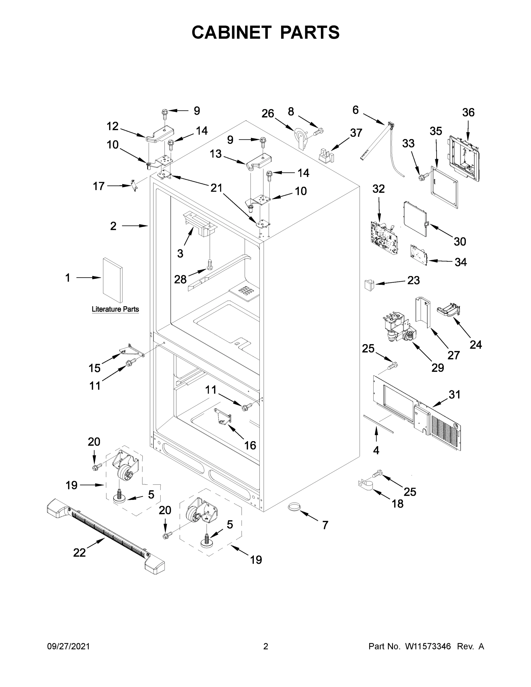 02 - CABINET PARTS