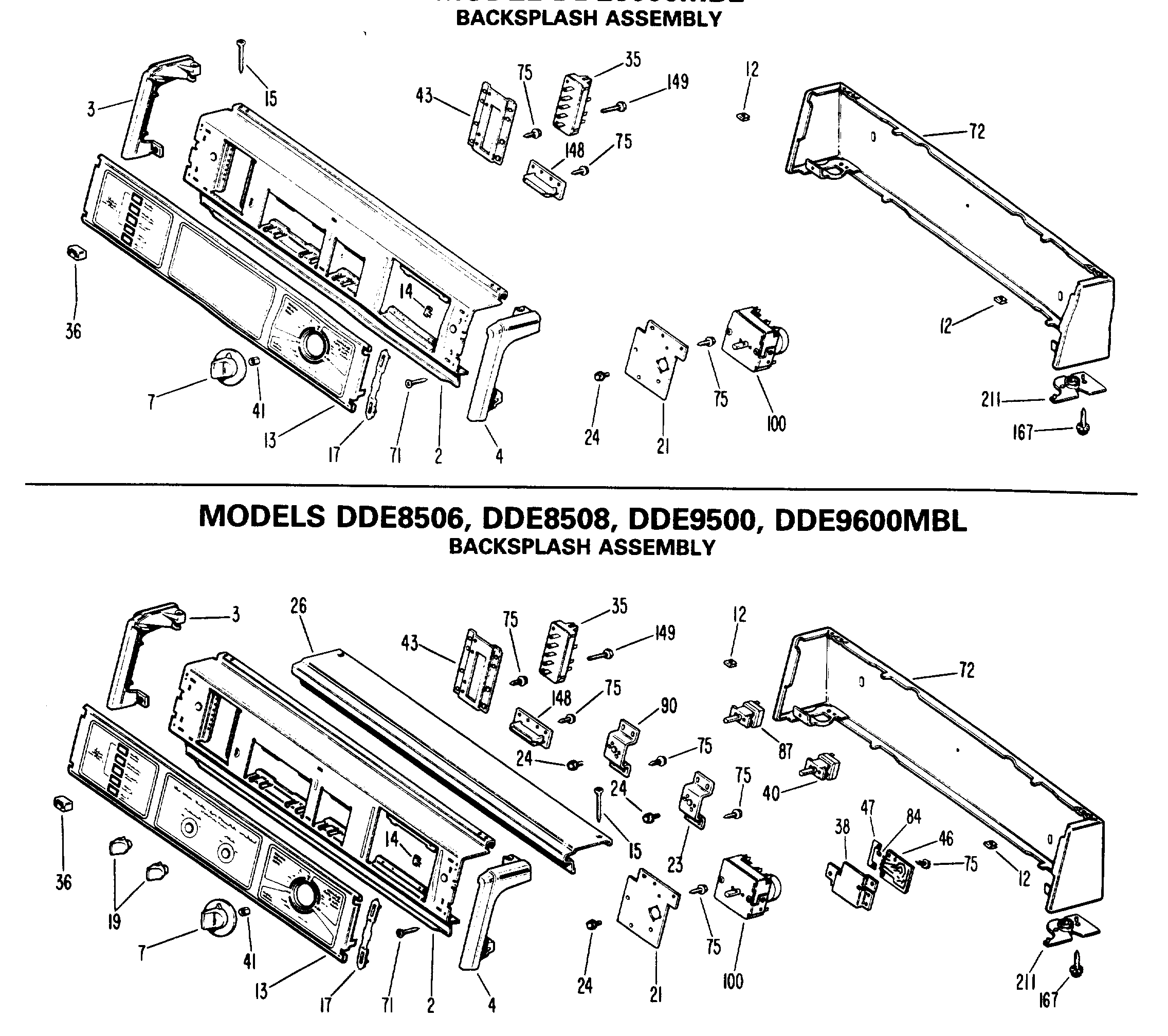 BACKSPLASH ASSEMBLY