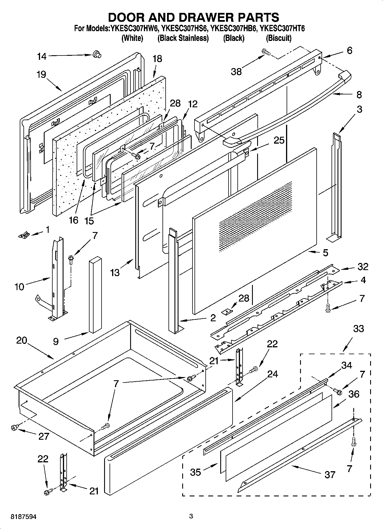 02 - DOOR AND DRAWER PARTS