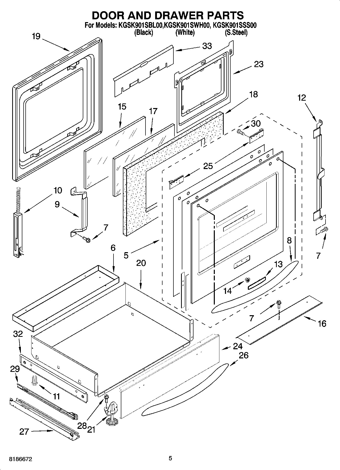 03 - DOOR AND DRAWER PARTS