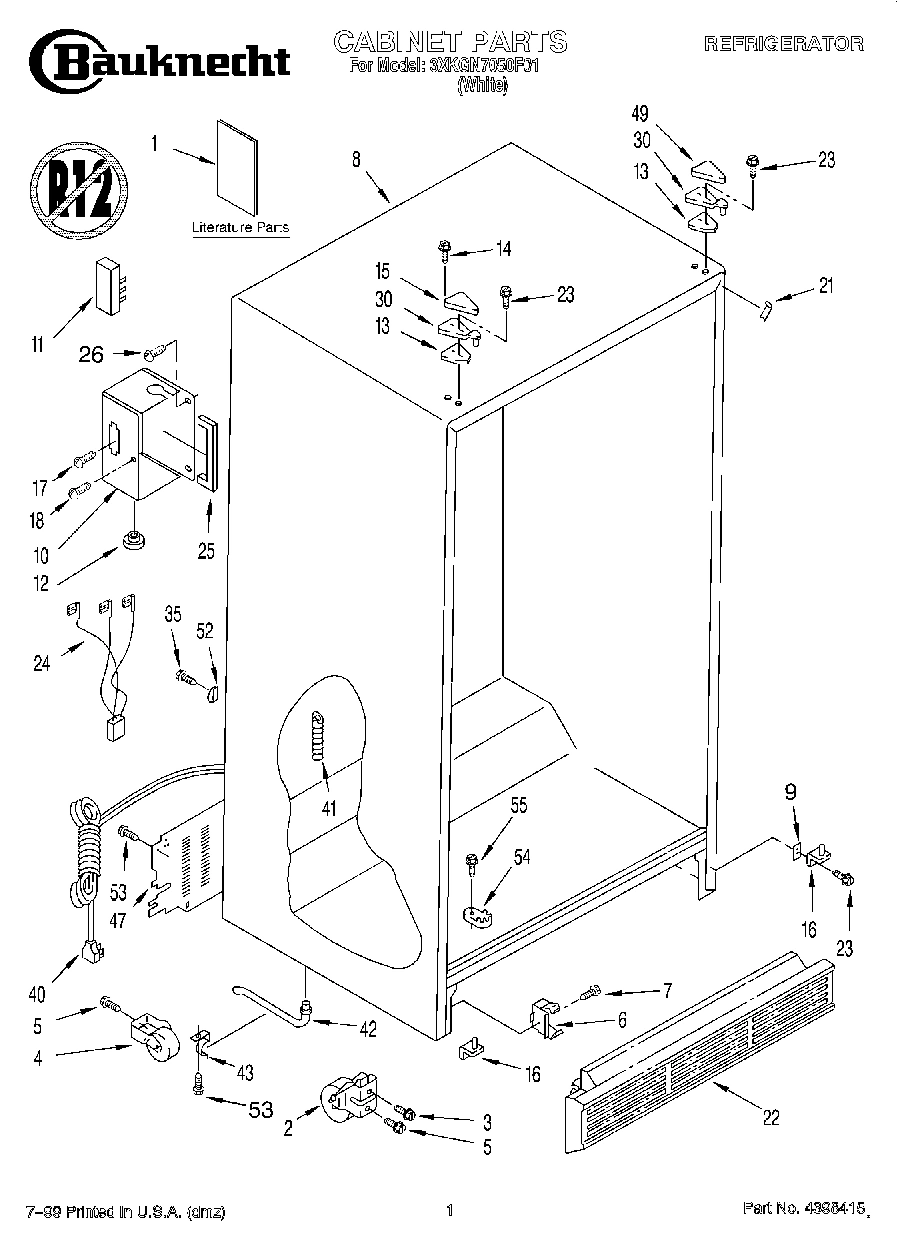 01 - CABINET, LITERATURE