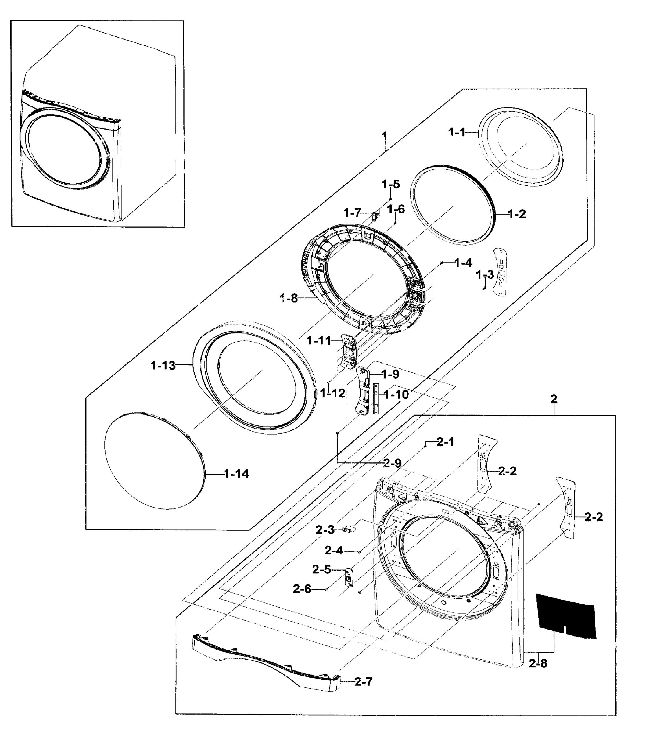 Front/Door Assembly