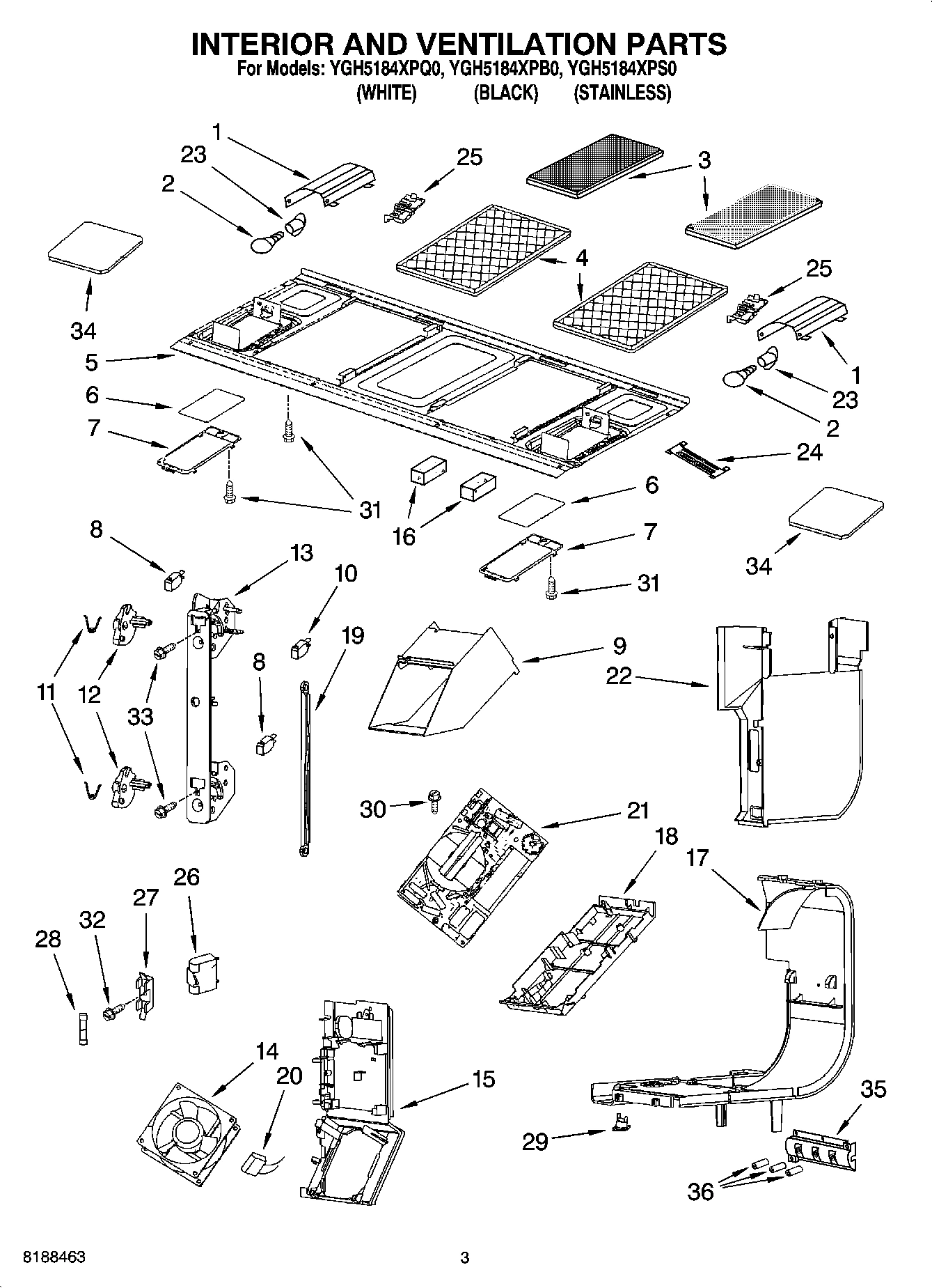 03 - INTERIOR AND VENTILATION PARTS