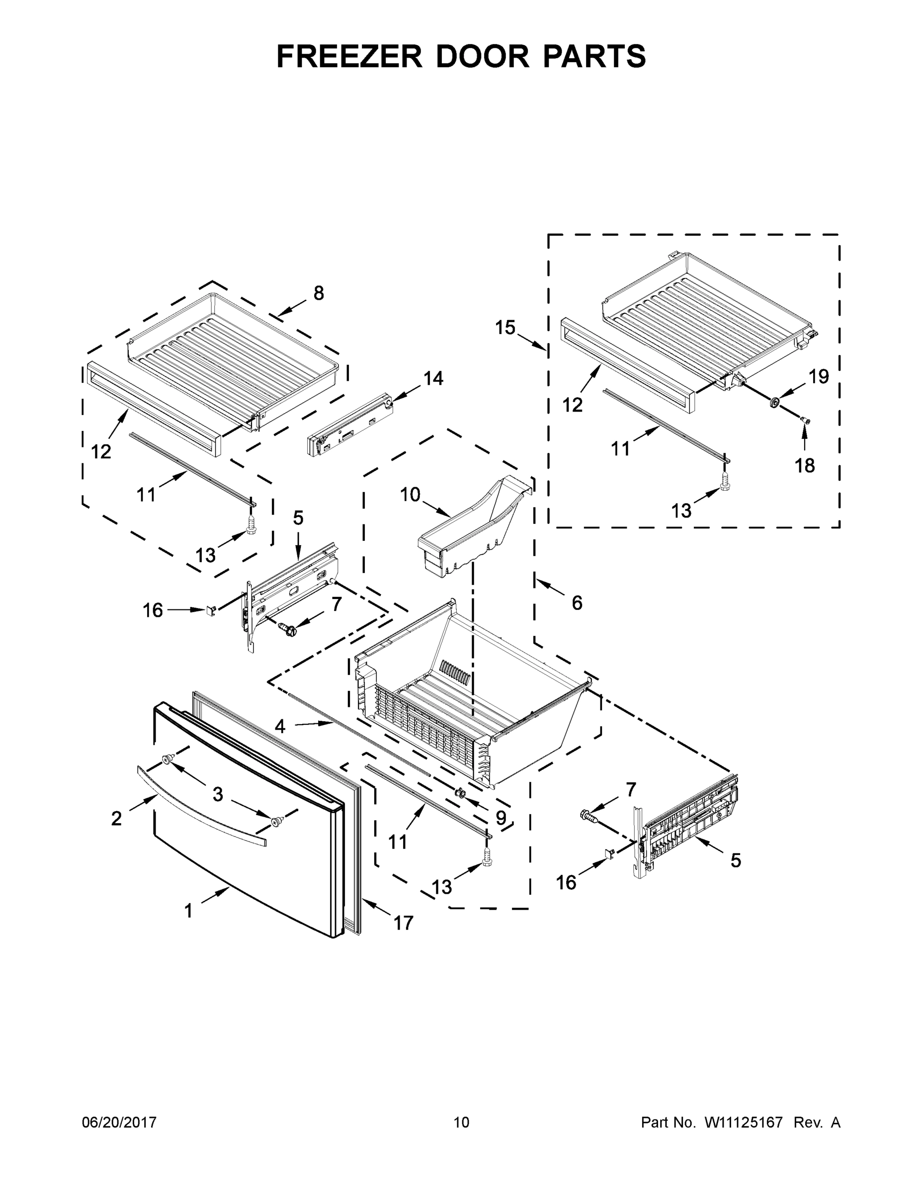 06 - FREEZER DOOR PARTS