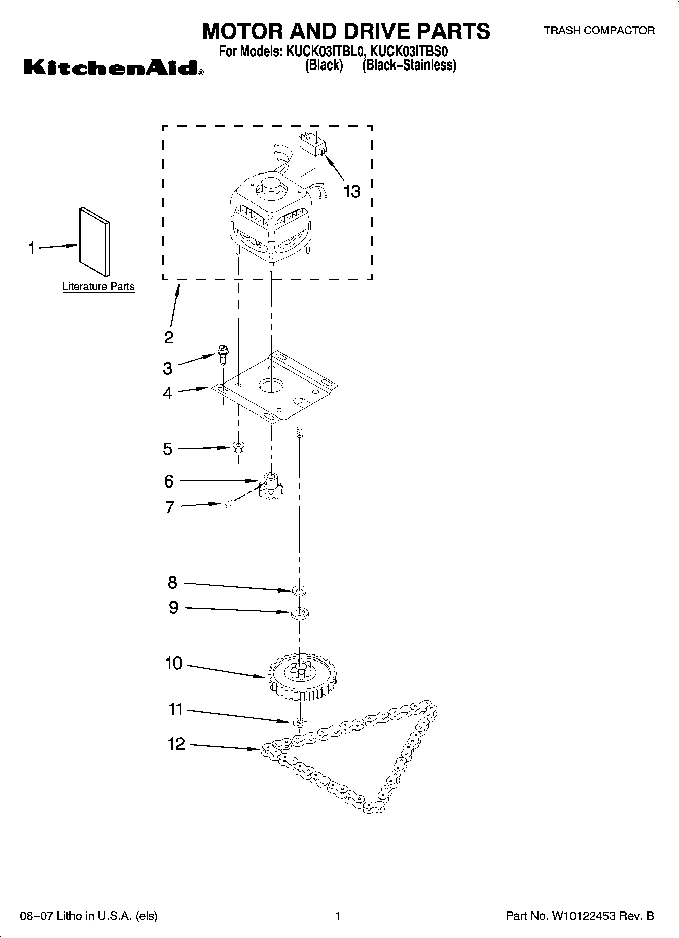 01 - MOTOR AND DRIVE PARTS