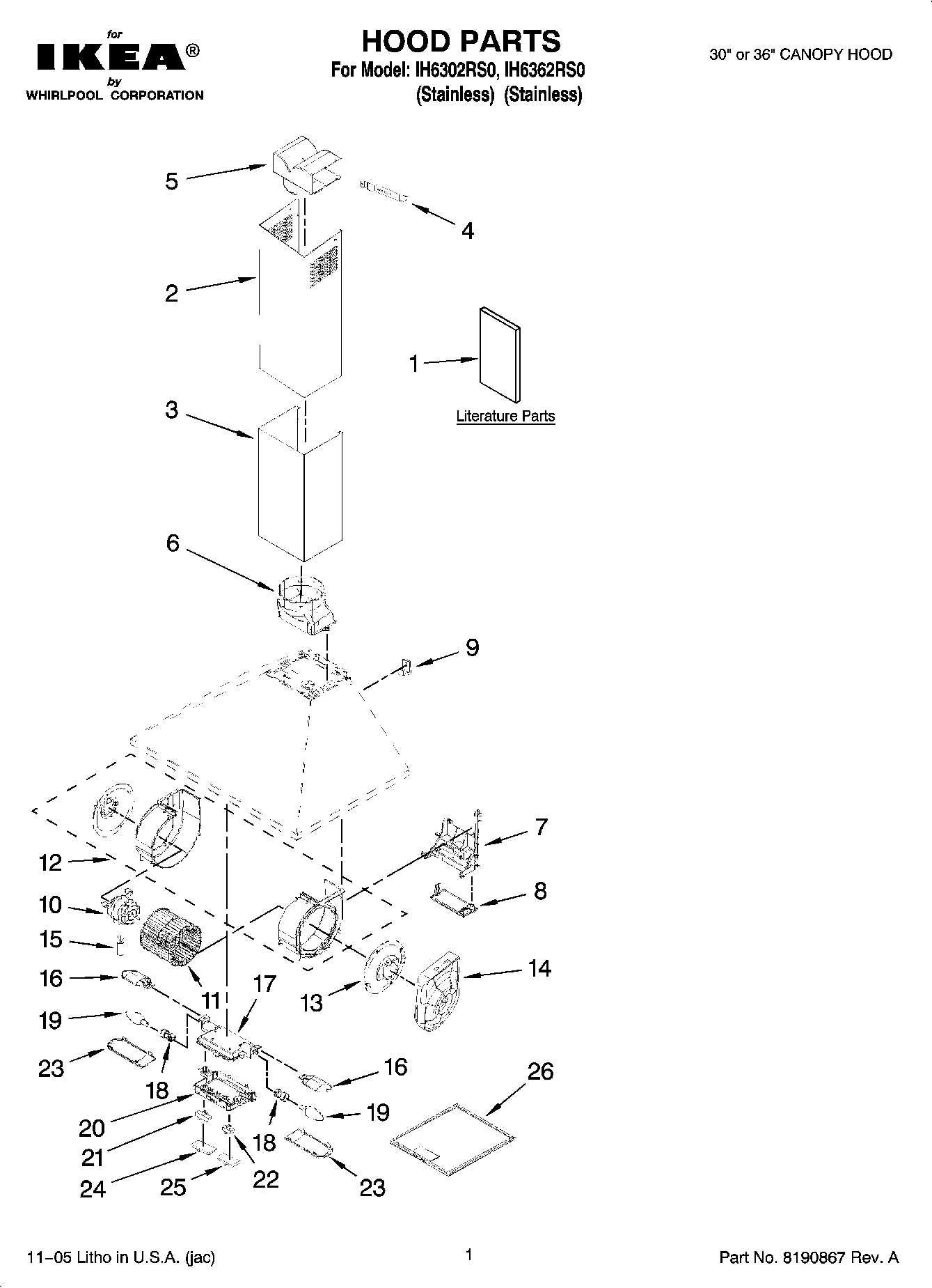 01 - HOOD PARTS
