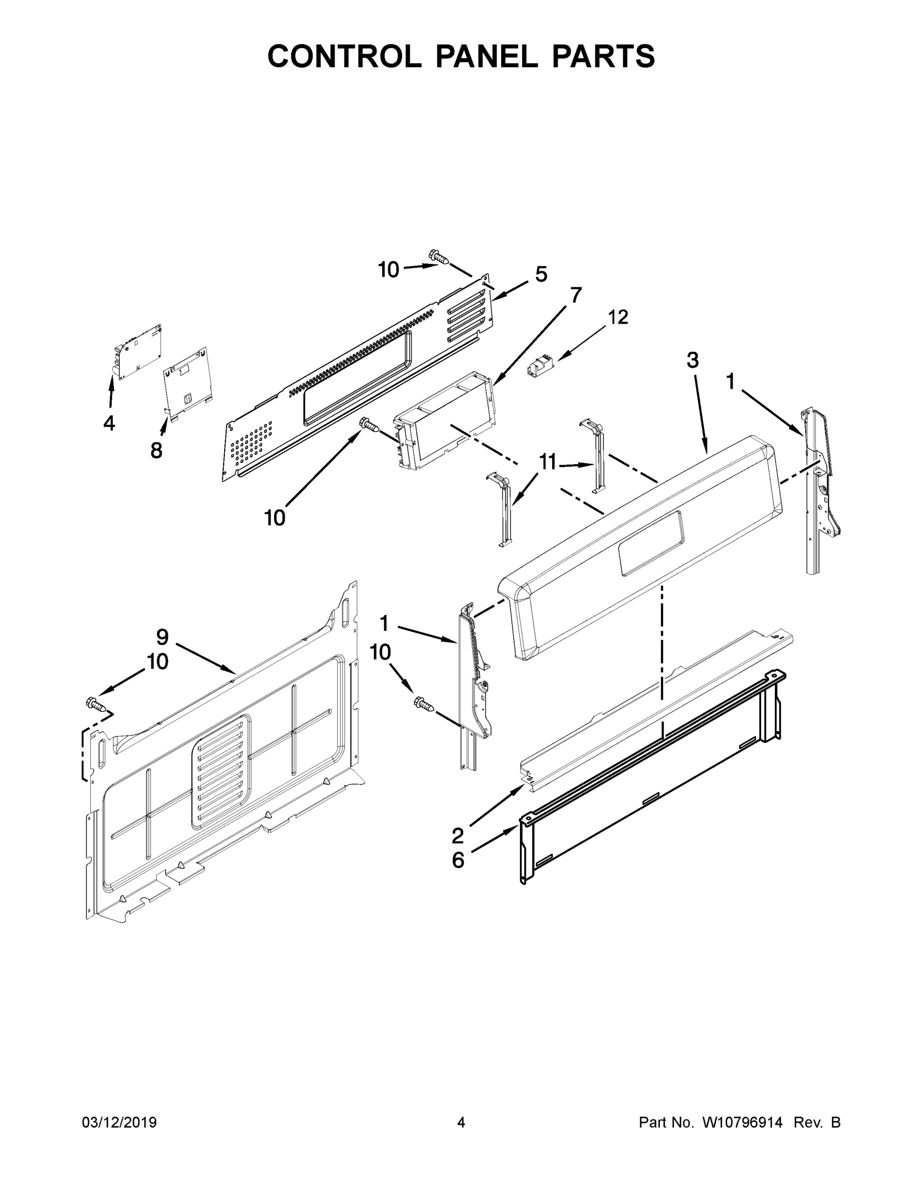 03 - CONTROL PANEL PARTS
