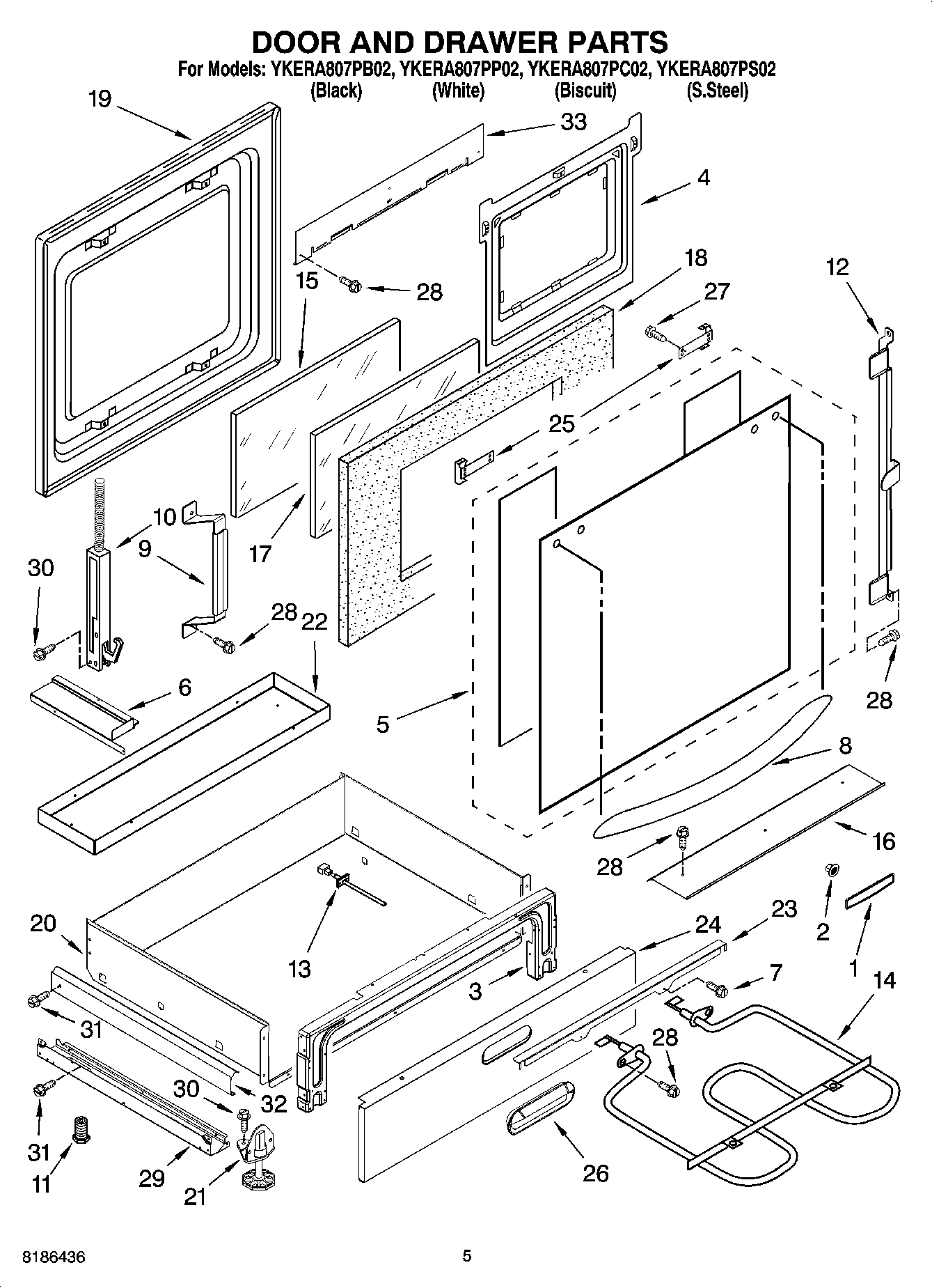 04 - DOOR AND DRAWER PARTS