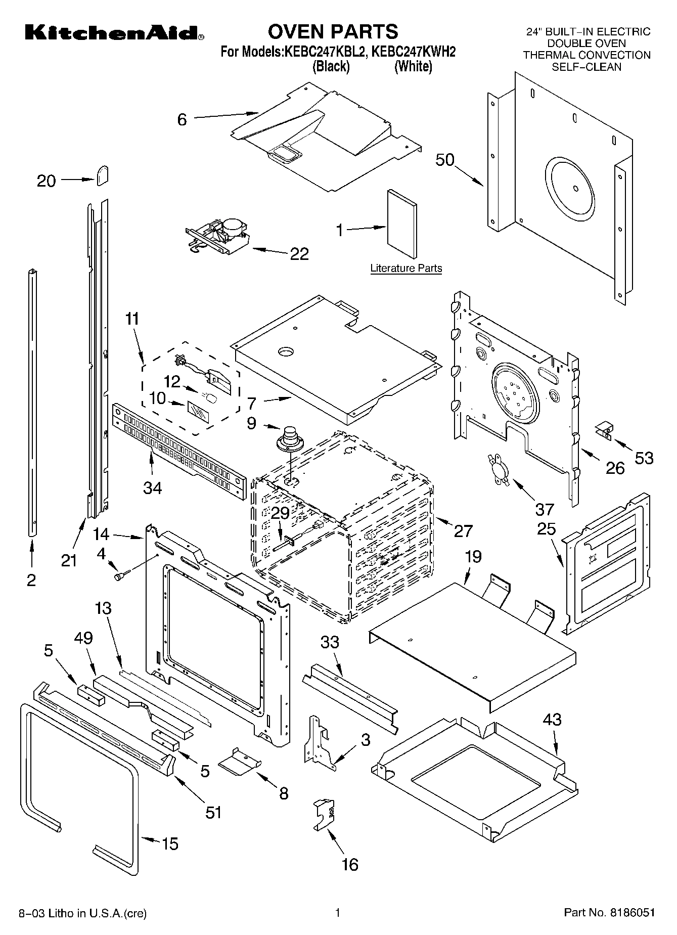 01 - OVEN PARTS