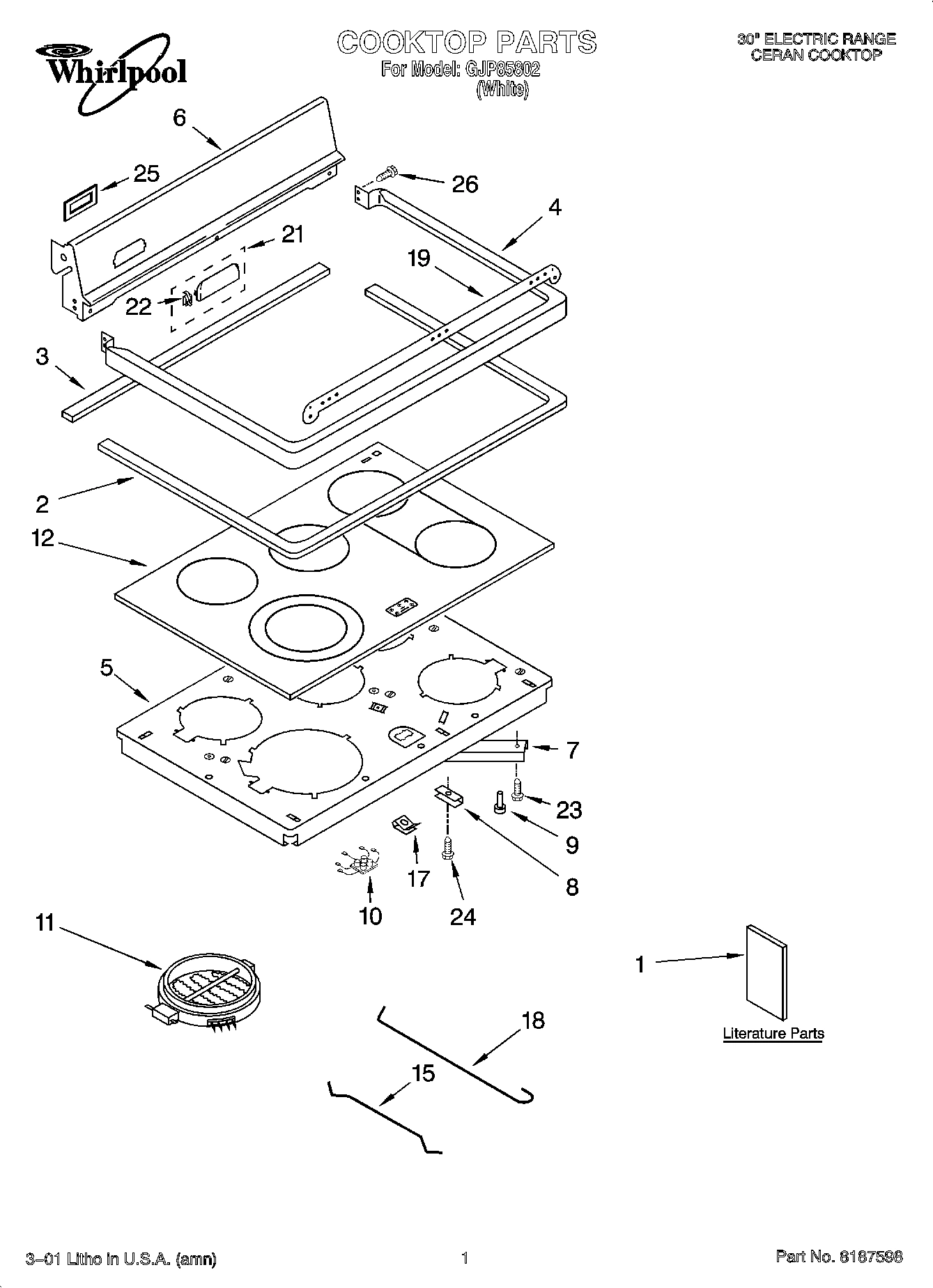 01 - COOKTOP PARTS