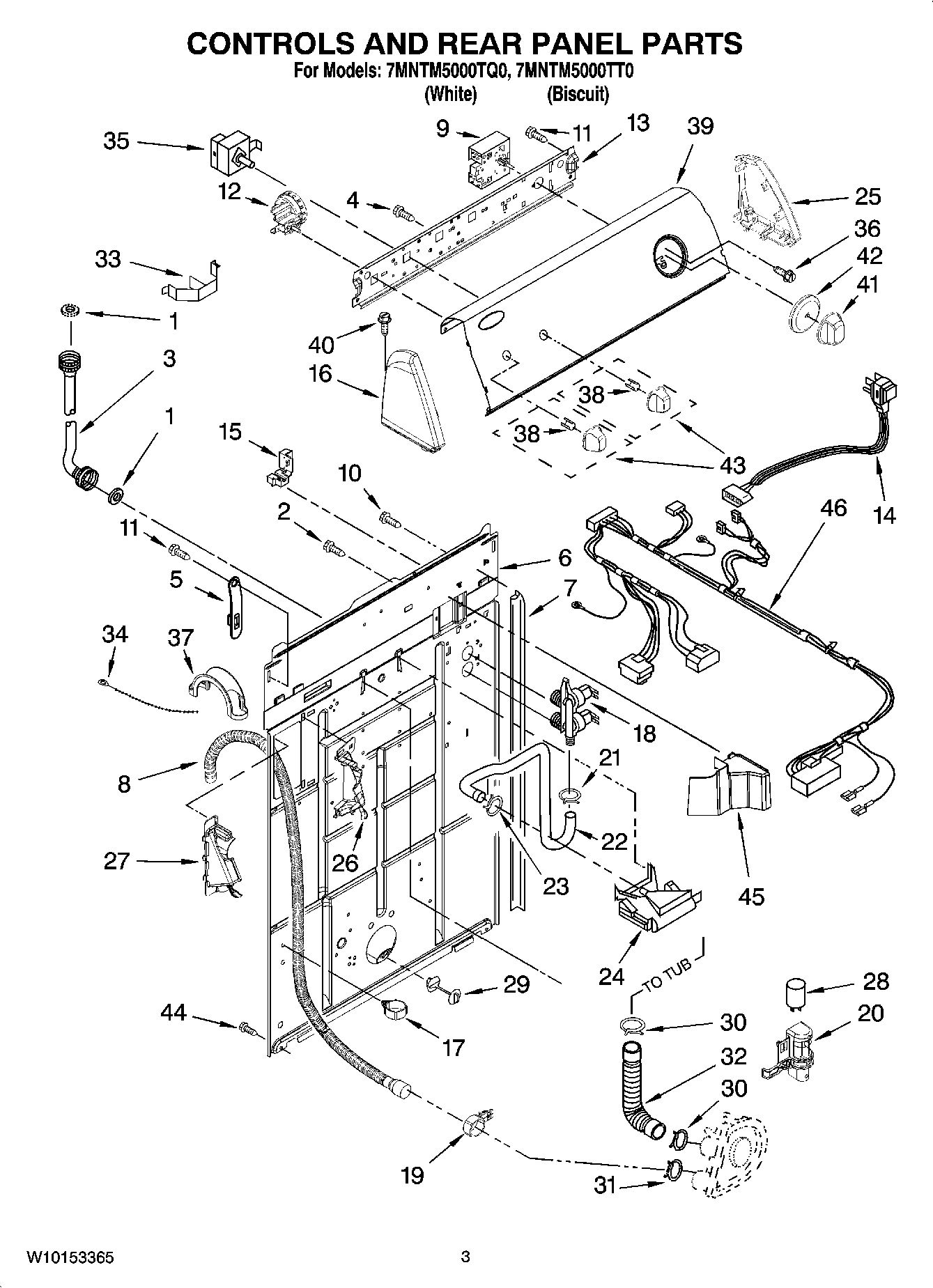 02 - CONTROLS AND REAR PANEL PARTS