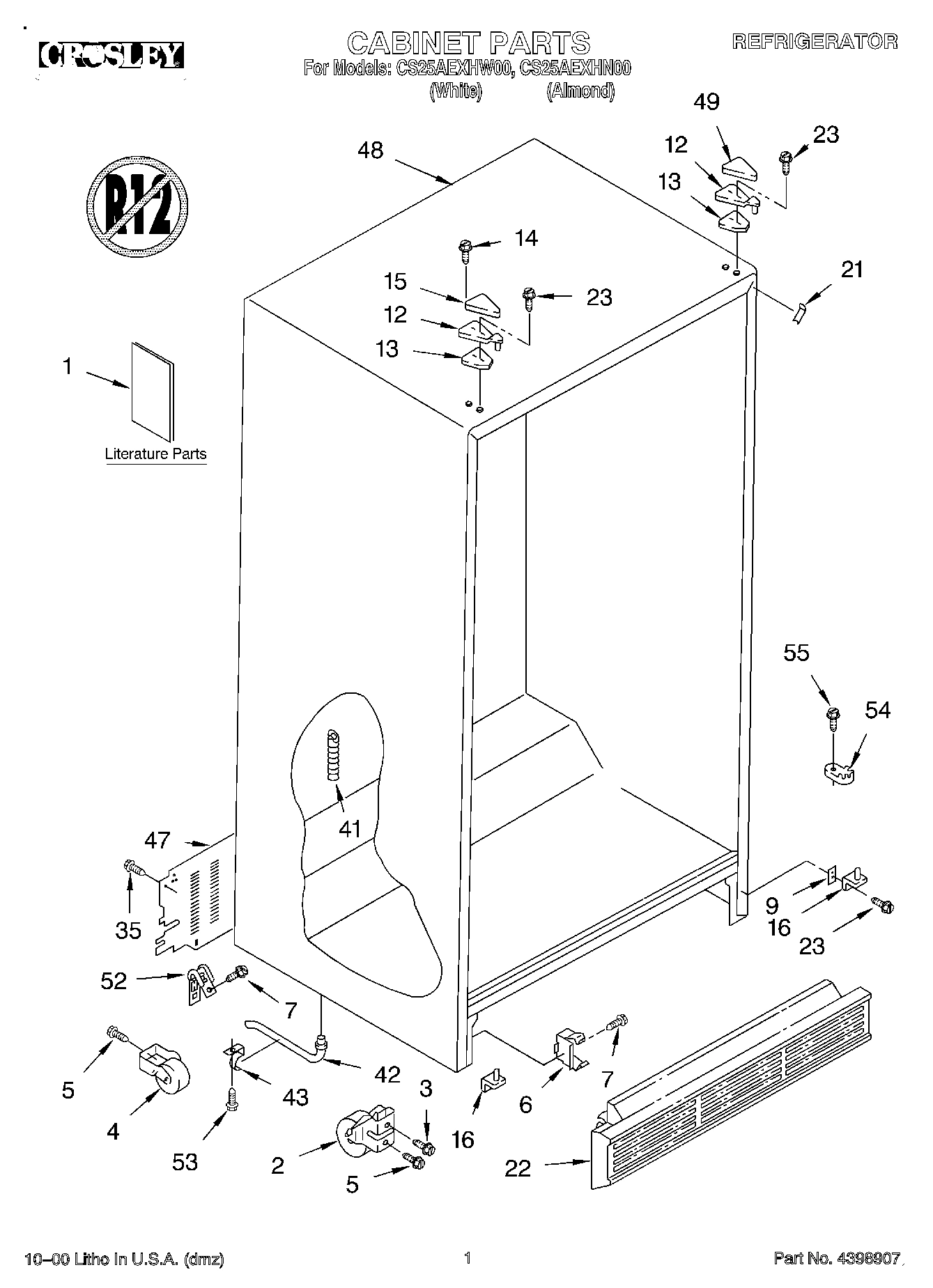 01 - CABINET, LITERATURE
