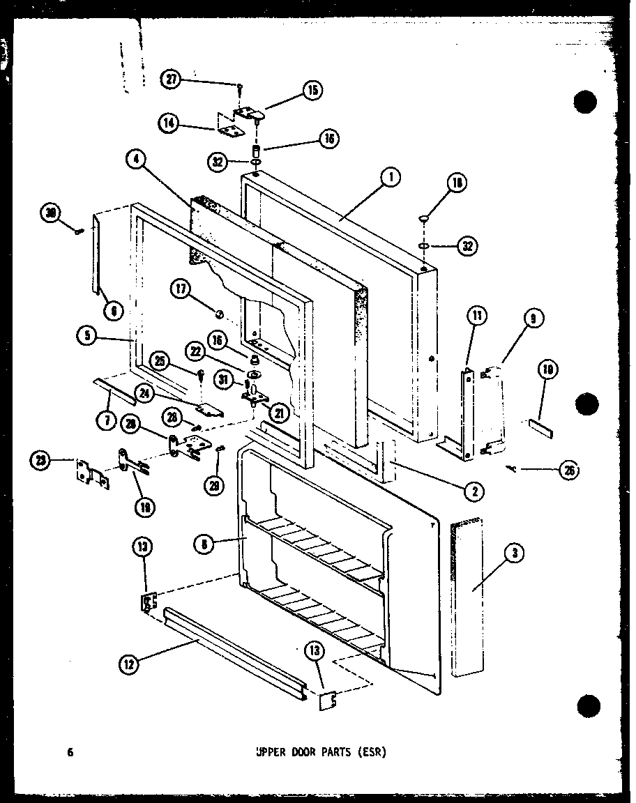 04 - UPPER DOOR PARTS (ESR)