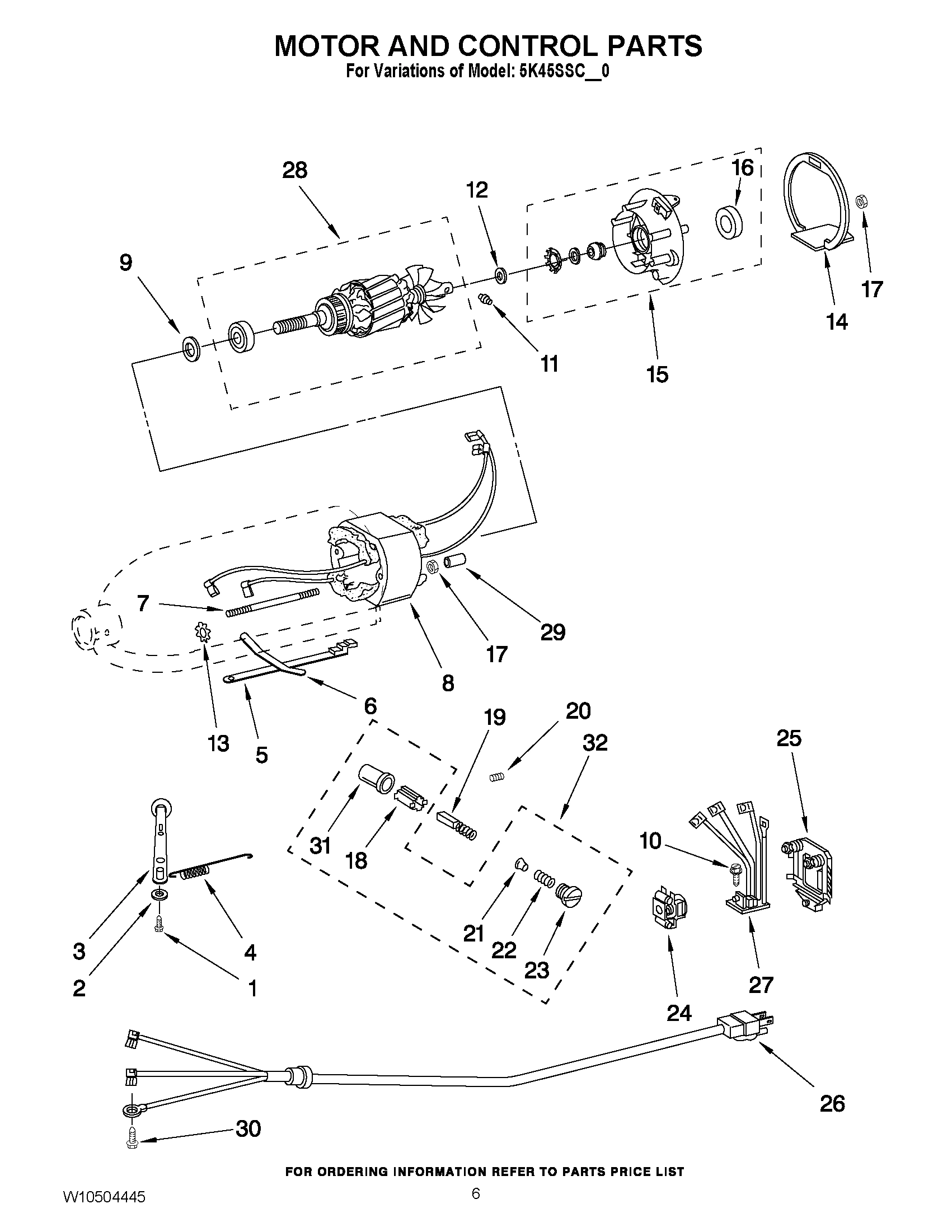 04 - MOTOR AND CONTROL PARTS