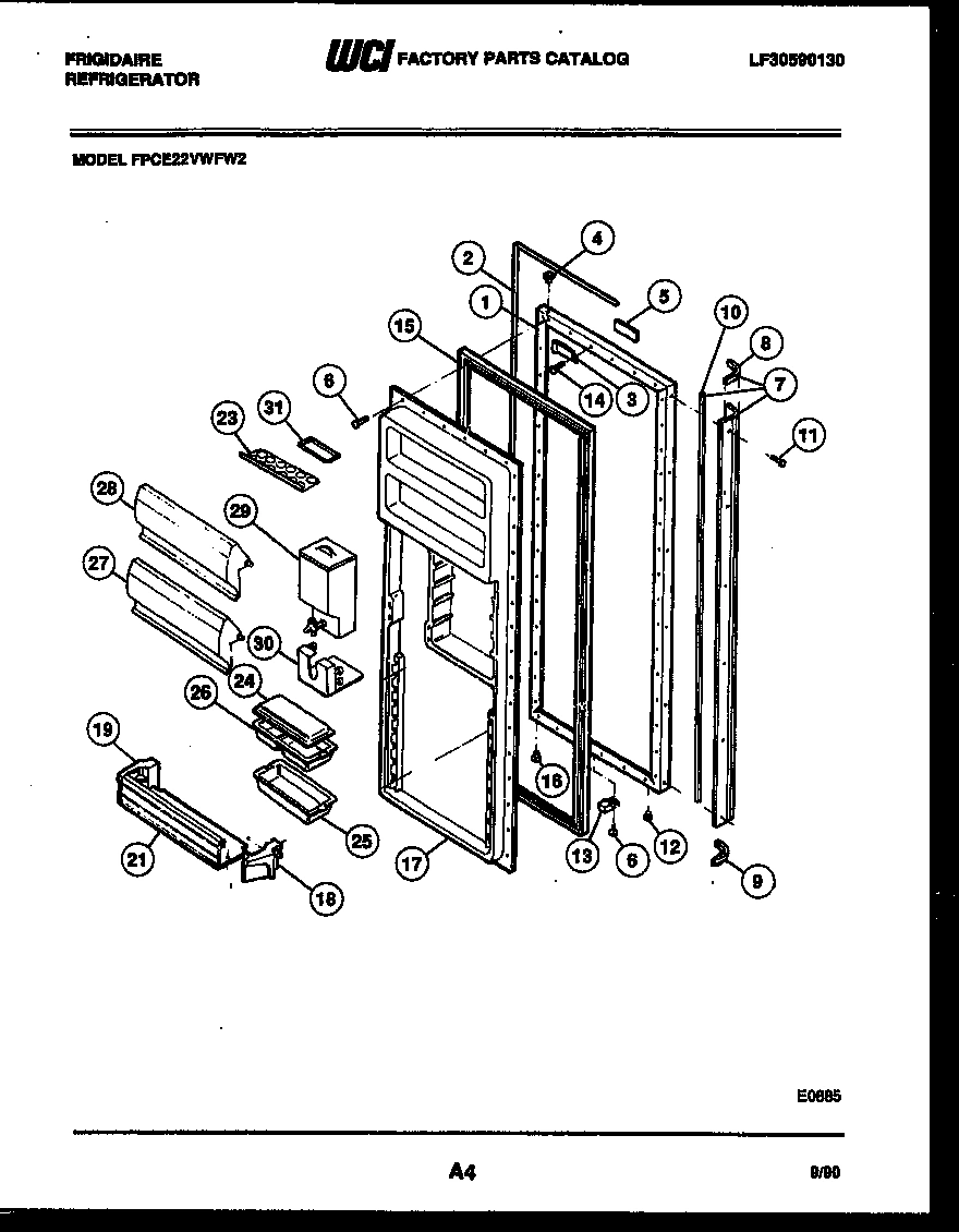 03 - REFRIGERATOR DOOR PARTS