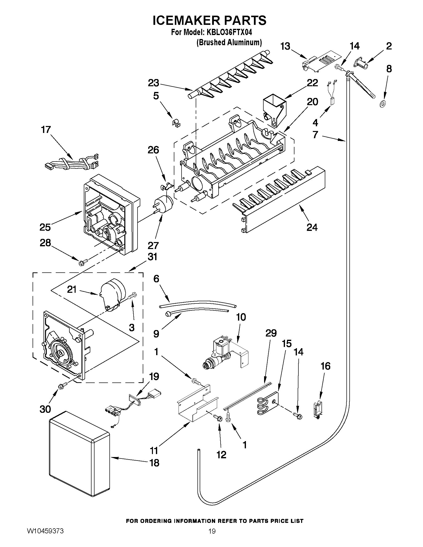 11 - ICEMAKER PARTS