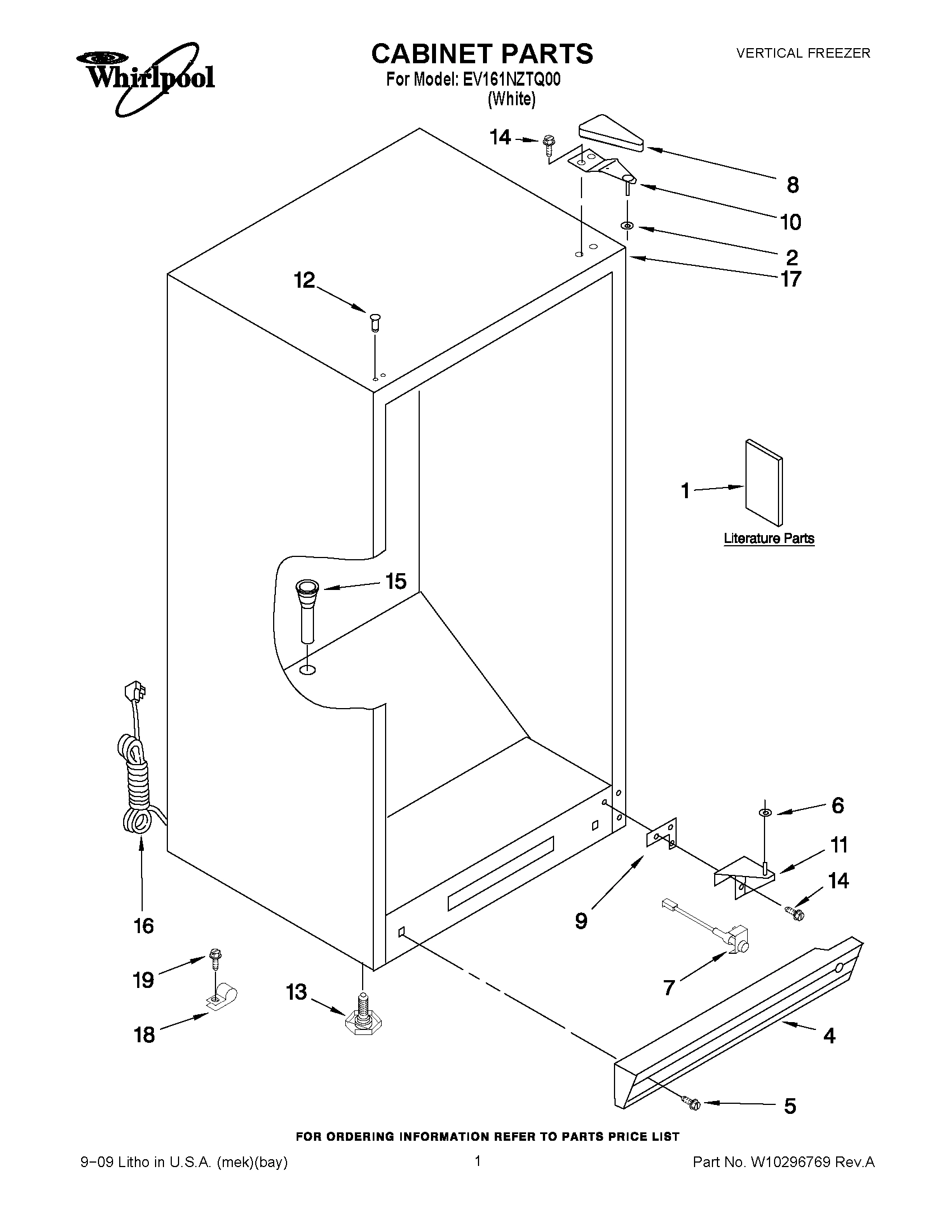 01 - CABINET PARTS