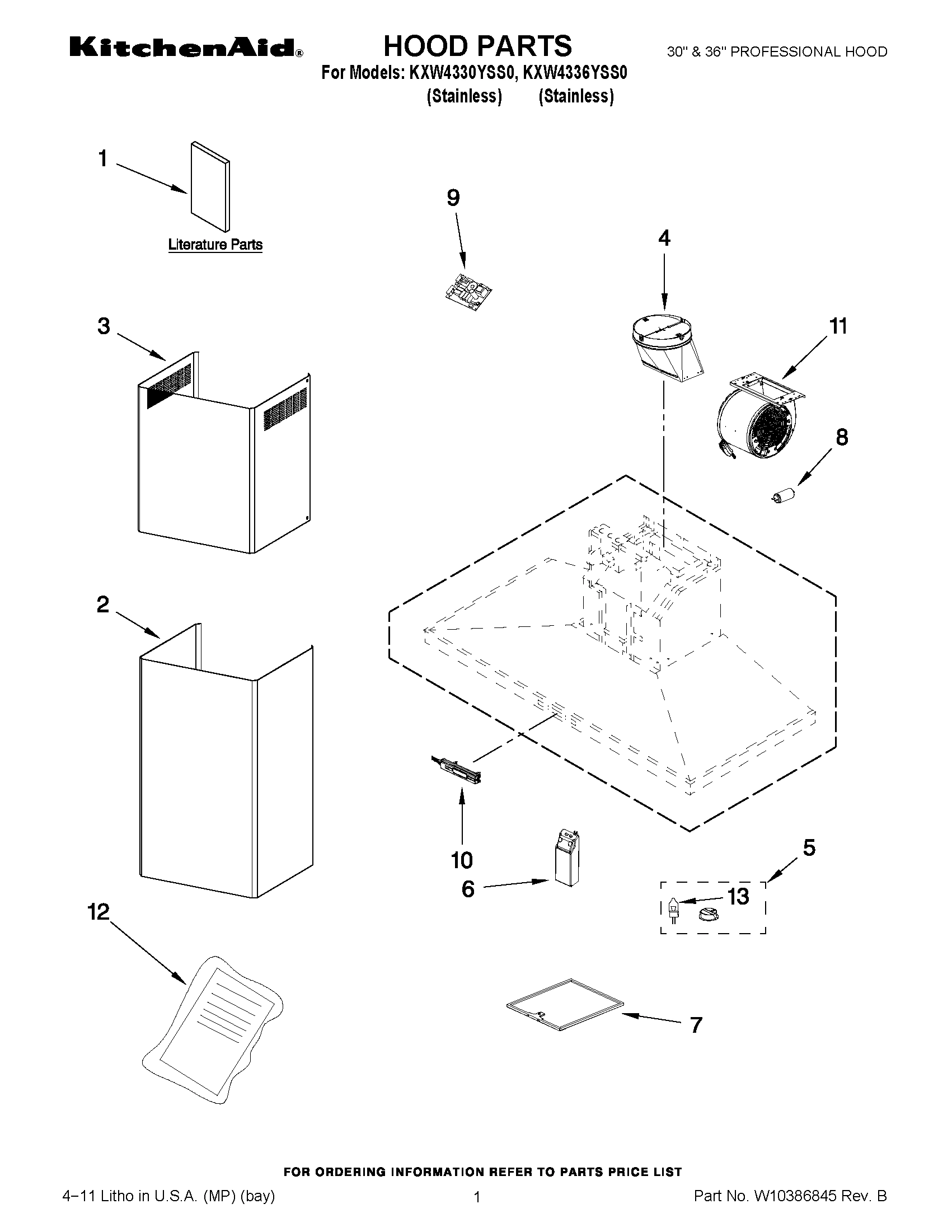 01 - HOOD PARTS