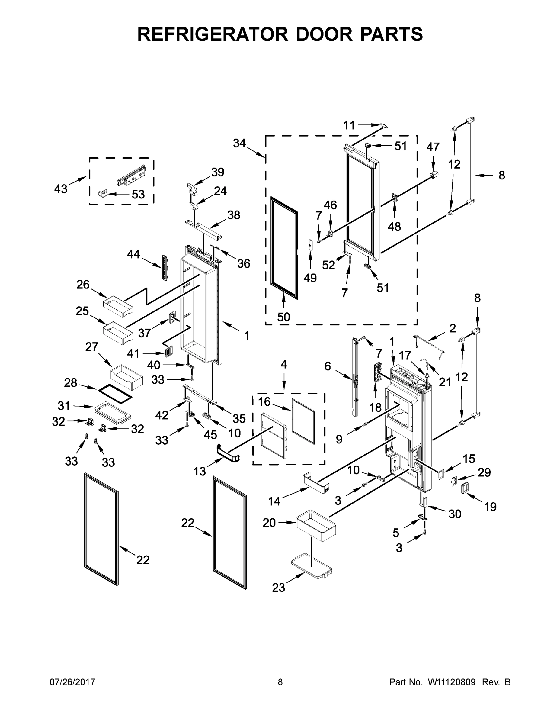 05 - REFRIGERATOR DOOR PARTS