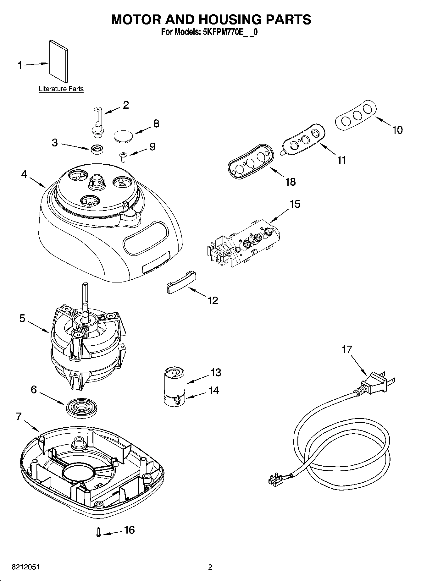 01 - MOTOR AND HOUSING PARTS