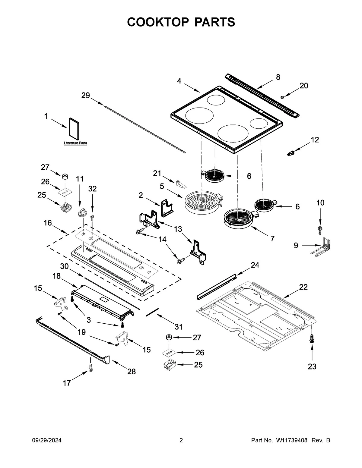 02 - COOKTOP PARTS