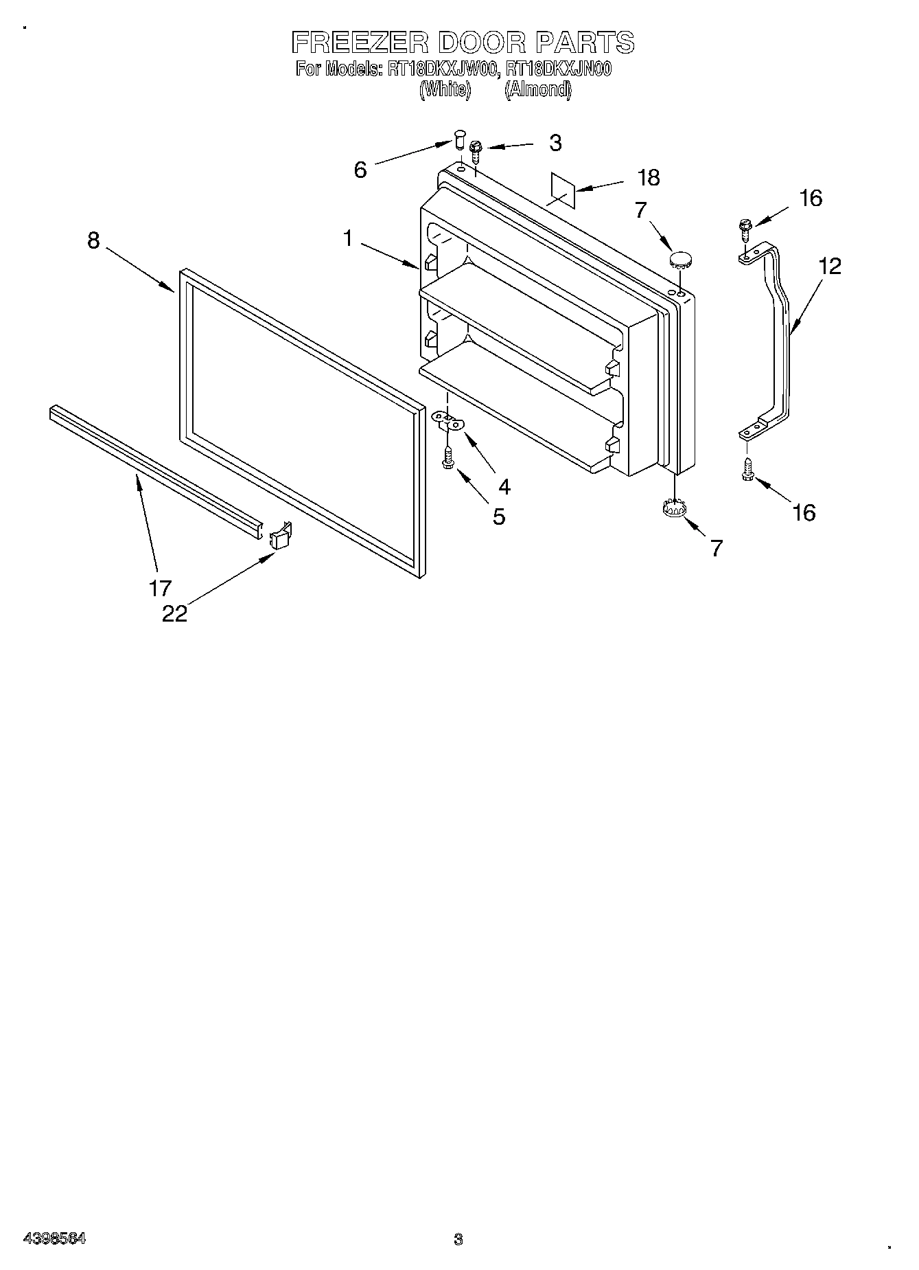 02 - FREEZER DOOR