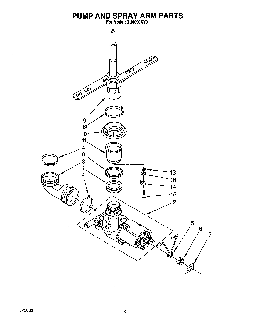 04 - PUMP AND SPRAY ARM