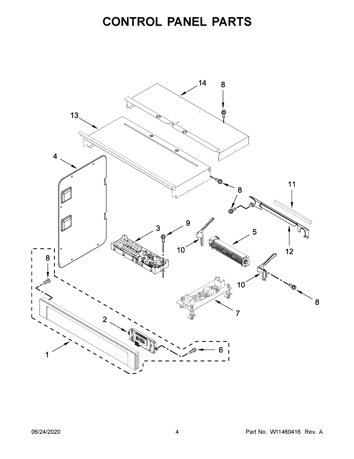 03 - CONTROL PANEL PARTS